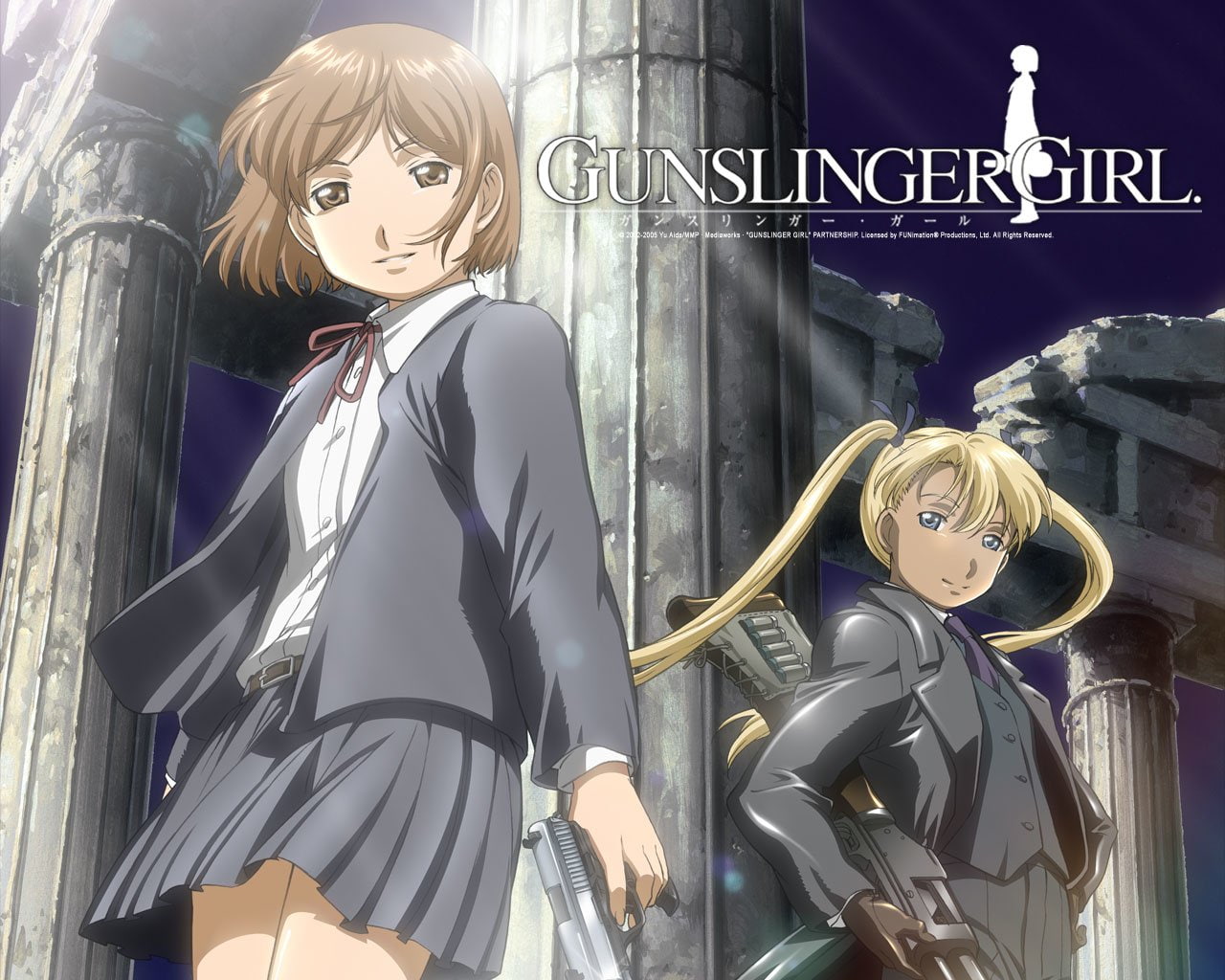 720P, Gunslinger Girl, Anime, HD Wallpaper