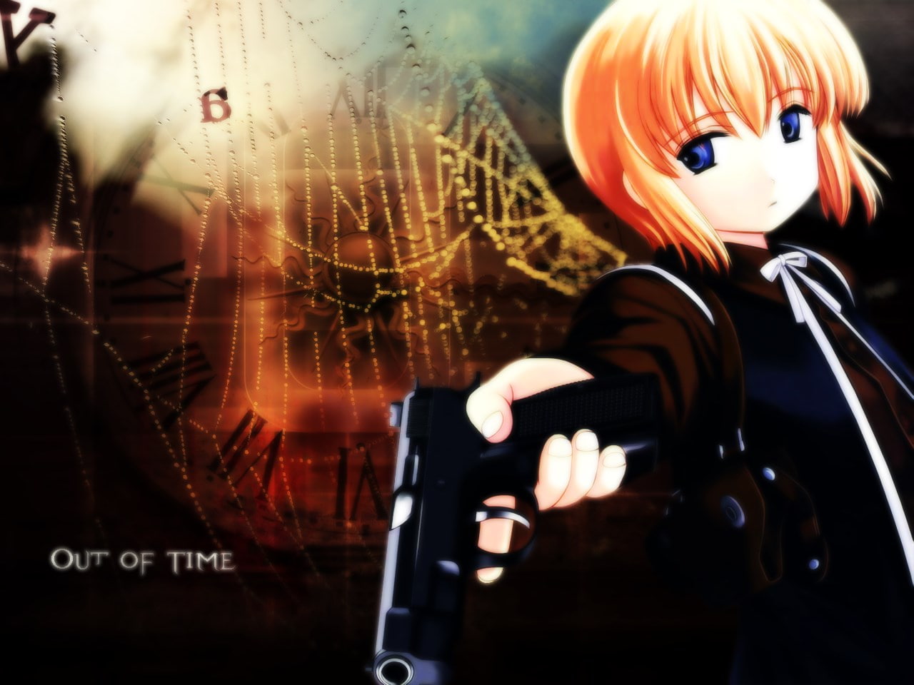 glass - material, 720P, reflection, transparent, women, focus on foreground, indoors, text, gunslinger girl, window, real people, close-up, representation, HD Wallpaper