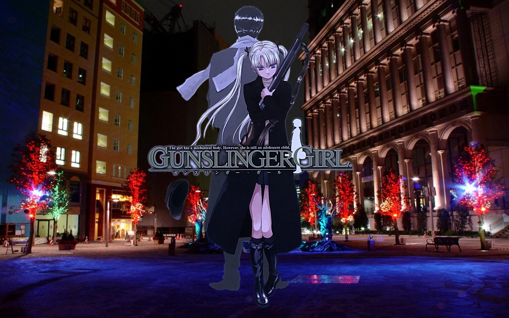 720P, Gunslinger Girl, Anime, HD Wallpaper