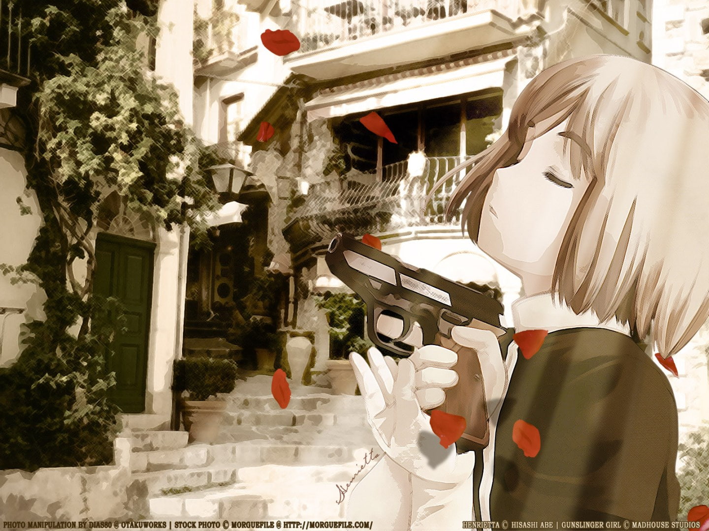 720P, gunslinger girl, HD Wallpaper
