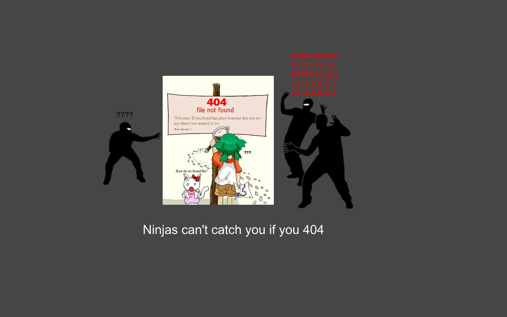yotsubato, ninjas, yotsuba, 404, catch, 1080P, HD Wallpaper