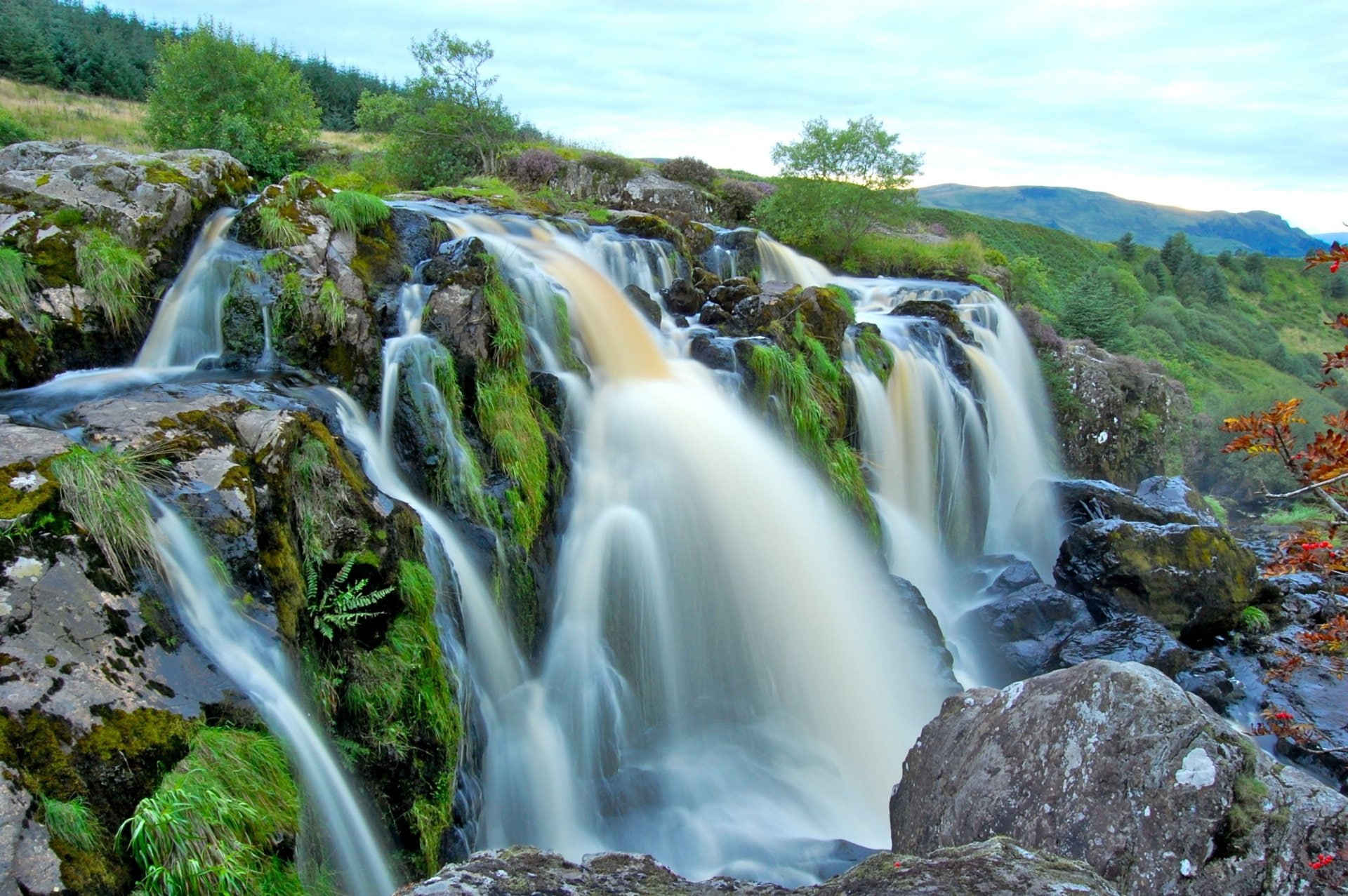 1080P, Waterfalls, Waterfall, Loup Of Fintry Waterfall, HD Wallpaper