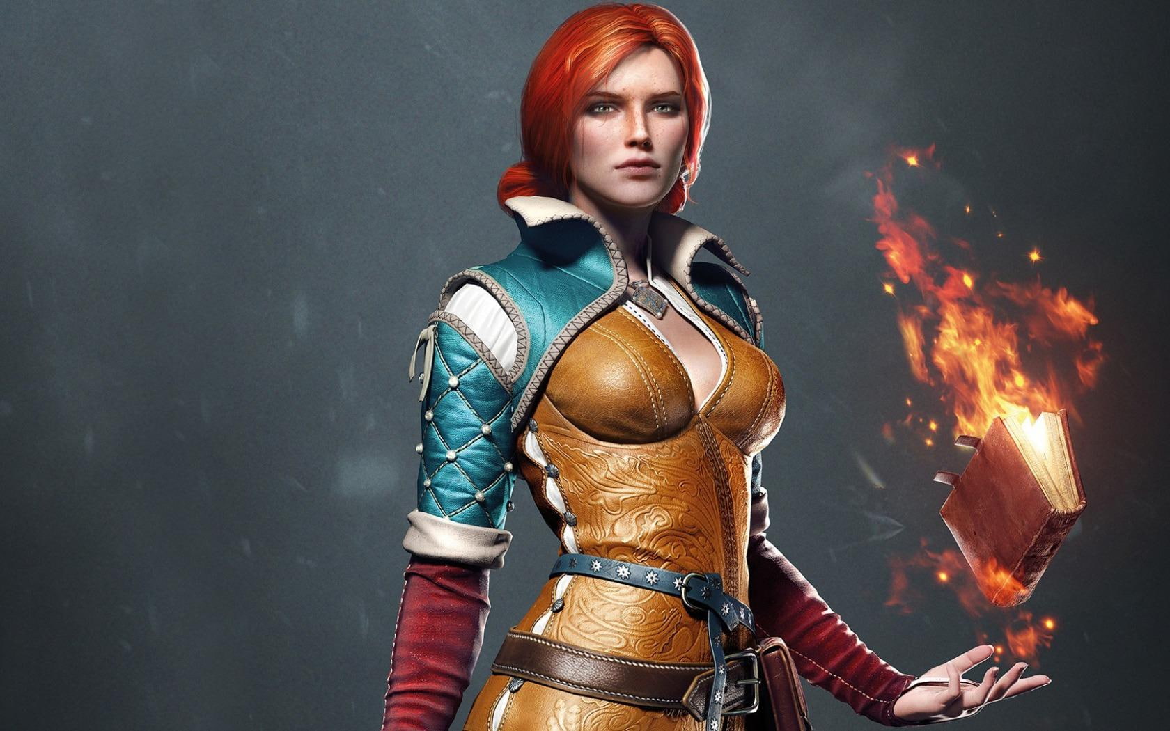 witcher, wild, 720P, merigold, games, the witcher, the witcher 3 wild hunt, triss, hunt, HD Wallpaper
