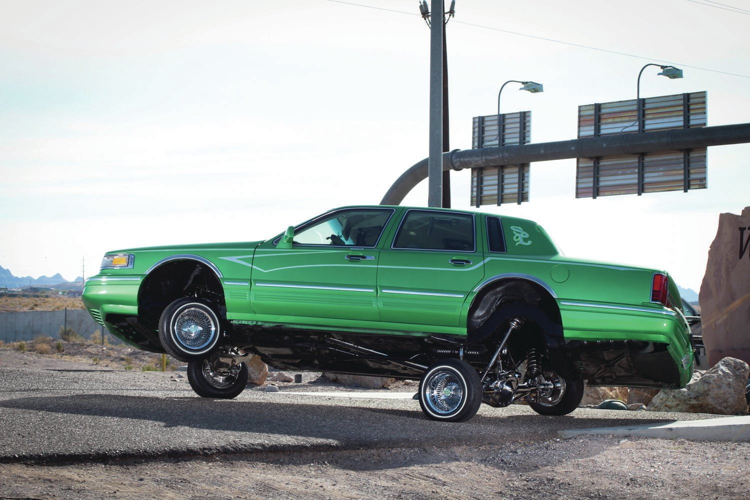 lowrider, 1995, rod, custom, 720P, town, gangsta, hot, rods, tuning, car, lincoln, HD Wallpaper