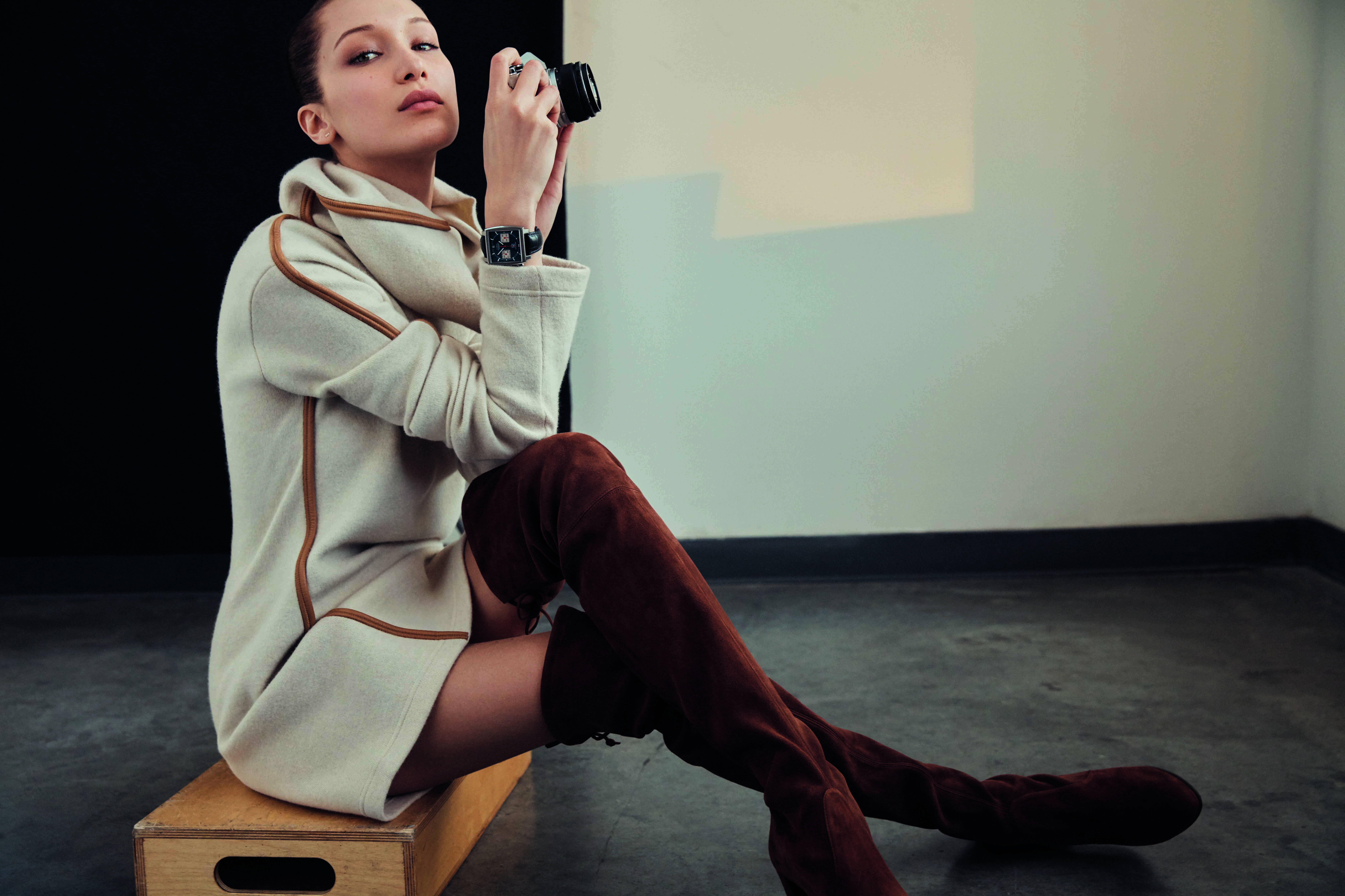 8K, bella, heuer, tag, hadid, HD Wallpaper