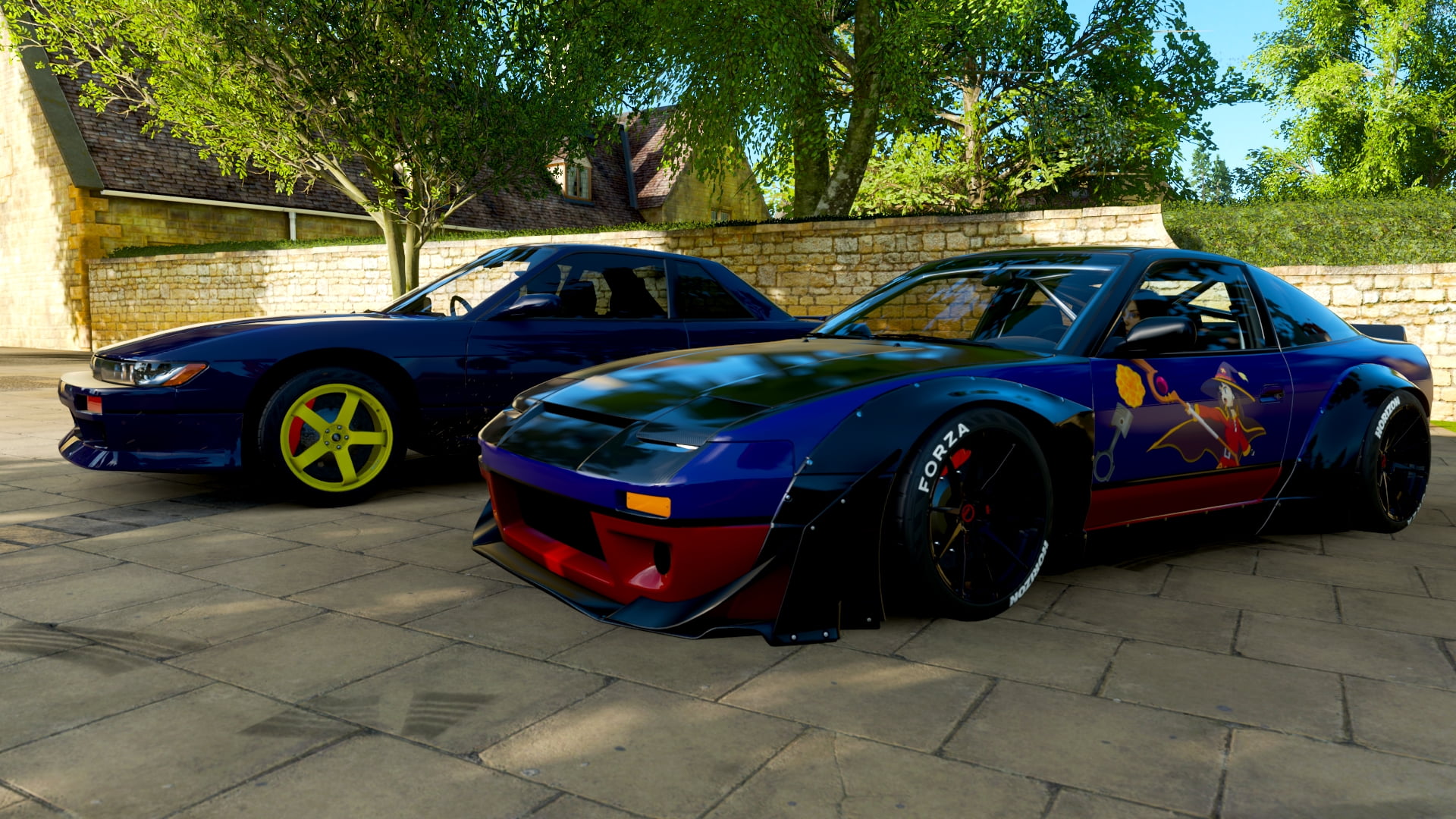 Japan, anime, Nissan 240SX, Kono Subarashii Sekai ni Shukufuku wo!, Megumi Katou, Megumin, 1080P, video game art, HD Wallpaper