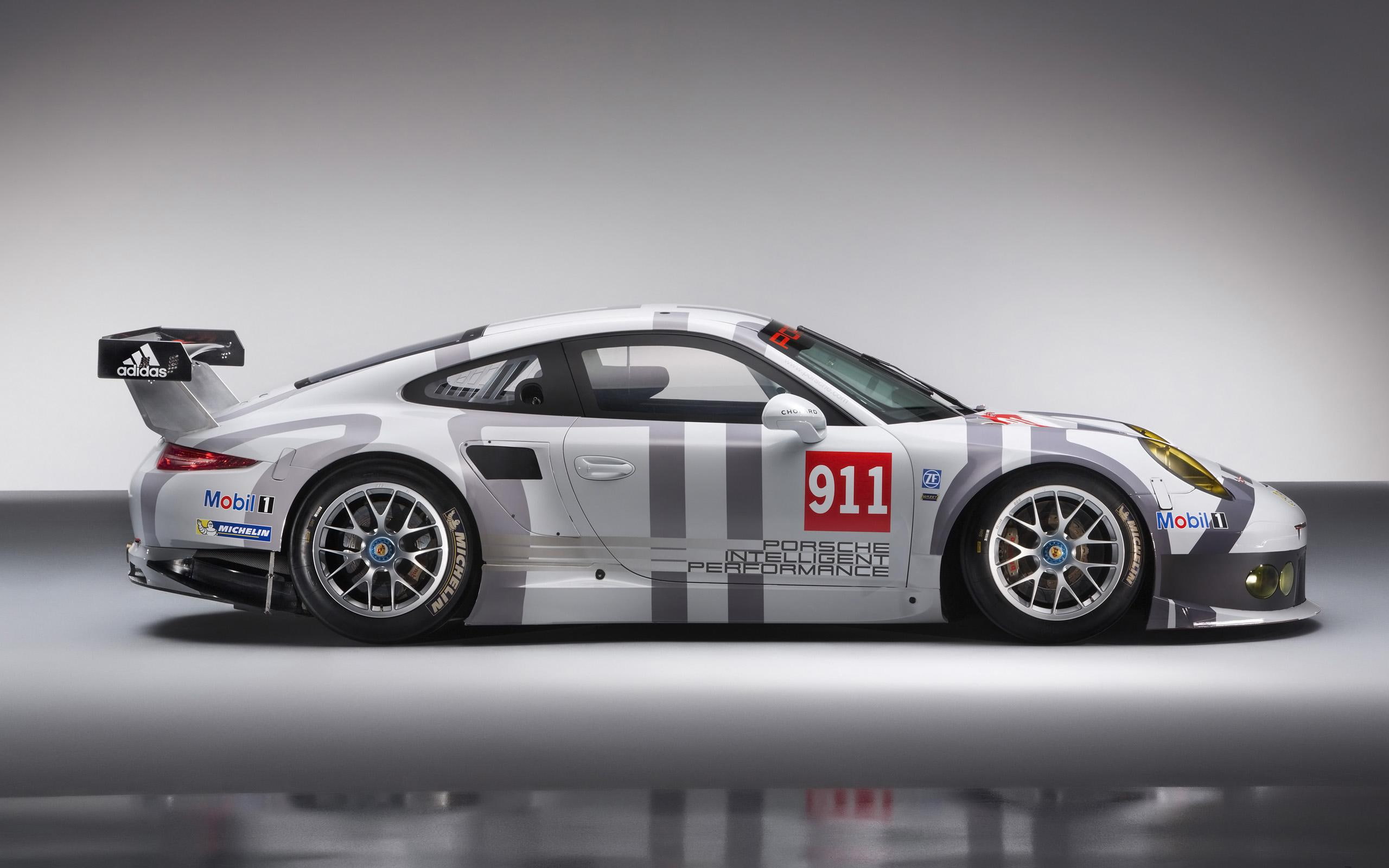 rsr, porsche, car, 2K, gray, racing, black, 2014, cars, HD Wallpaper