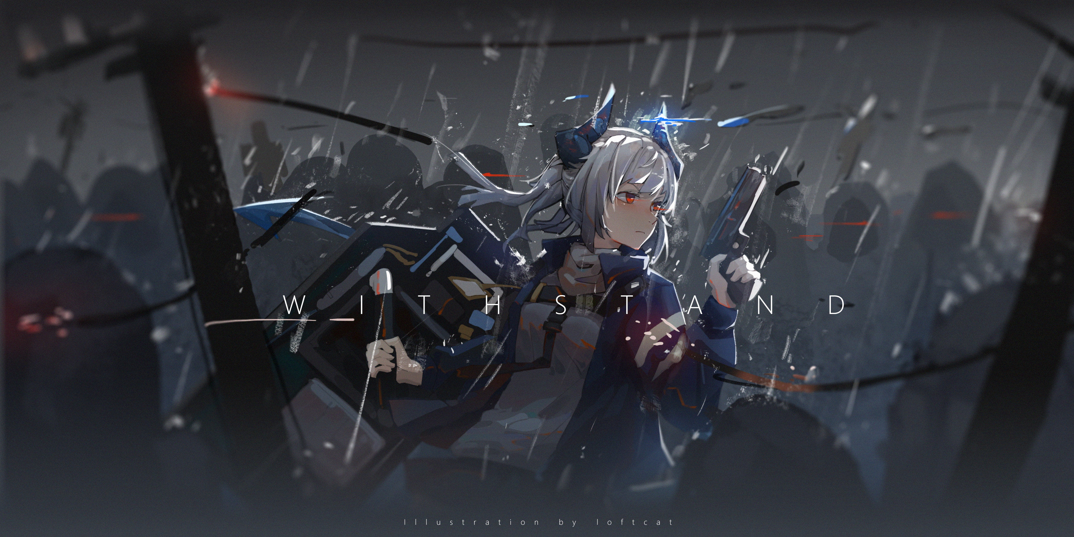 anime girls, video game art, Arknights, 2K, Loftcat, Liskam (Arknights), HD Wallpaper