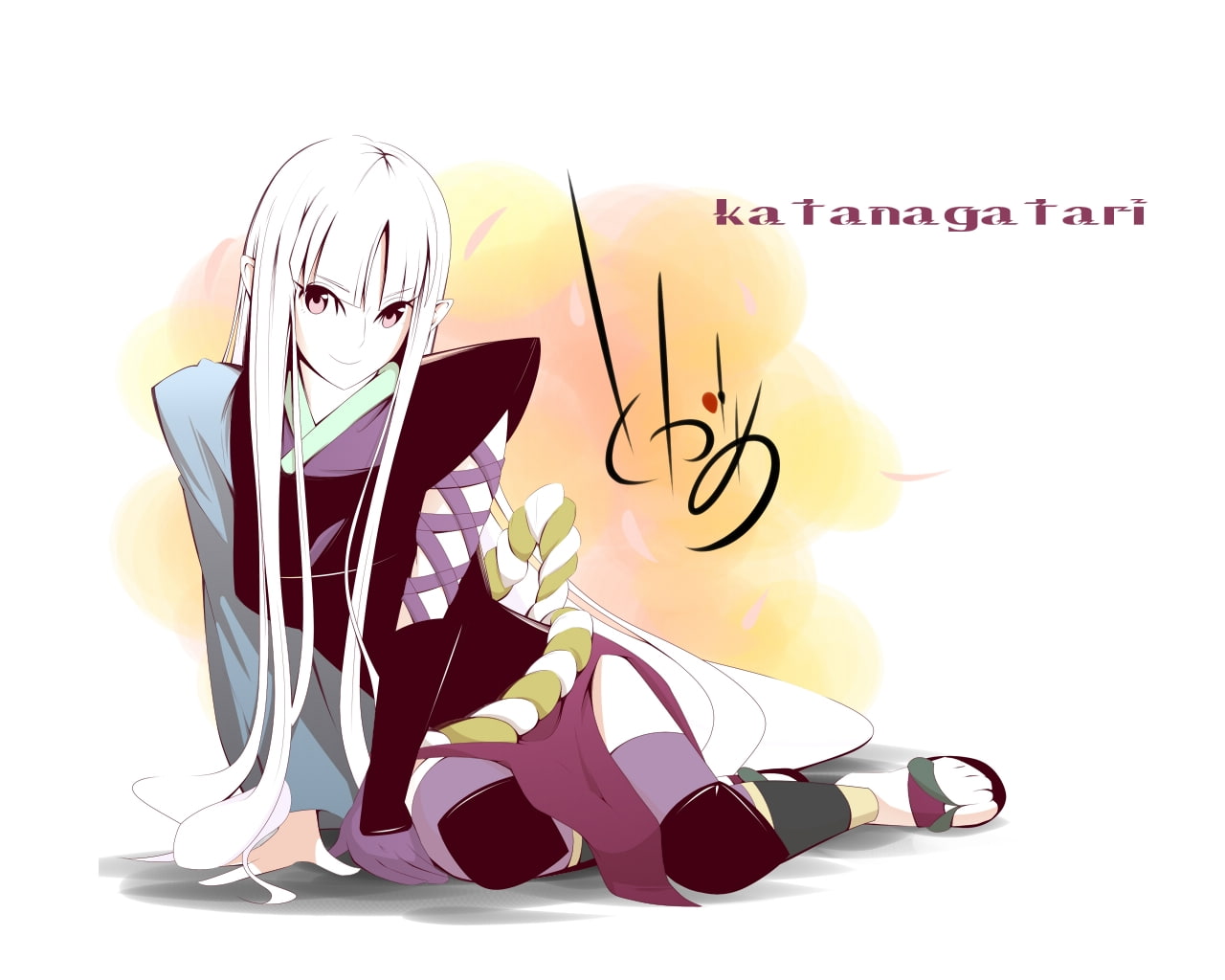 Katanagatari, Togame, x, long, hair, 720P, hd, people, art, HD Wallpaper