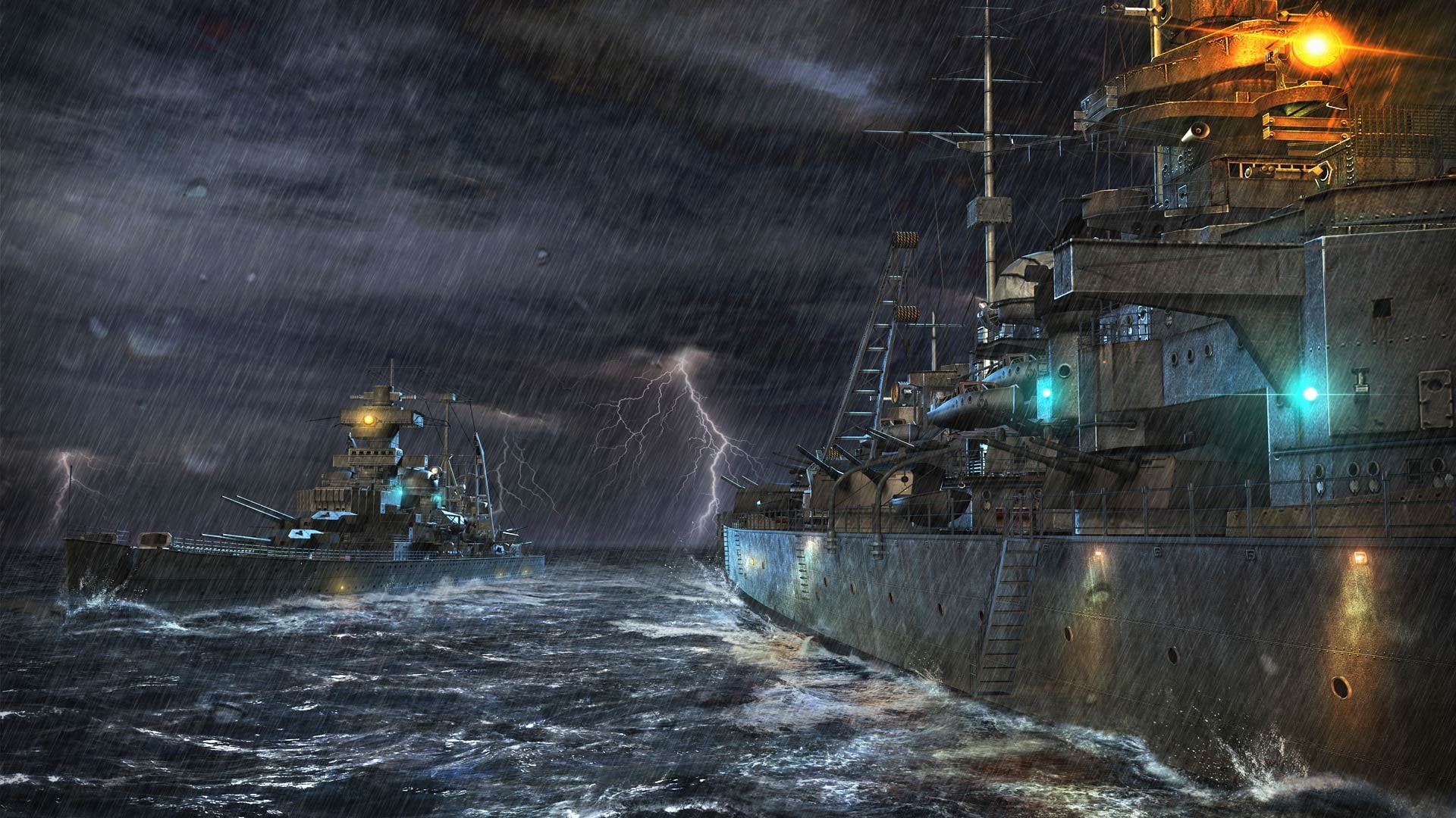 motion, Navy Field 2 : Conqueror of the Ocean, building exterior, 1080P, no people, industry, mode of transportation, transportation, wet, nature, storm, HD Wallpaper