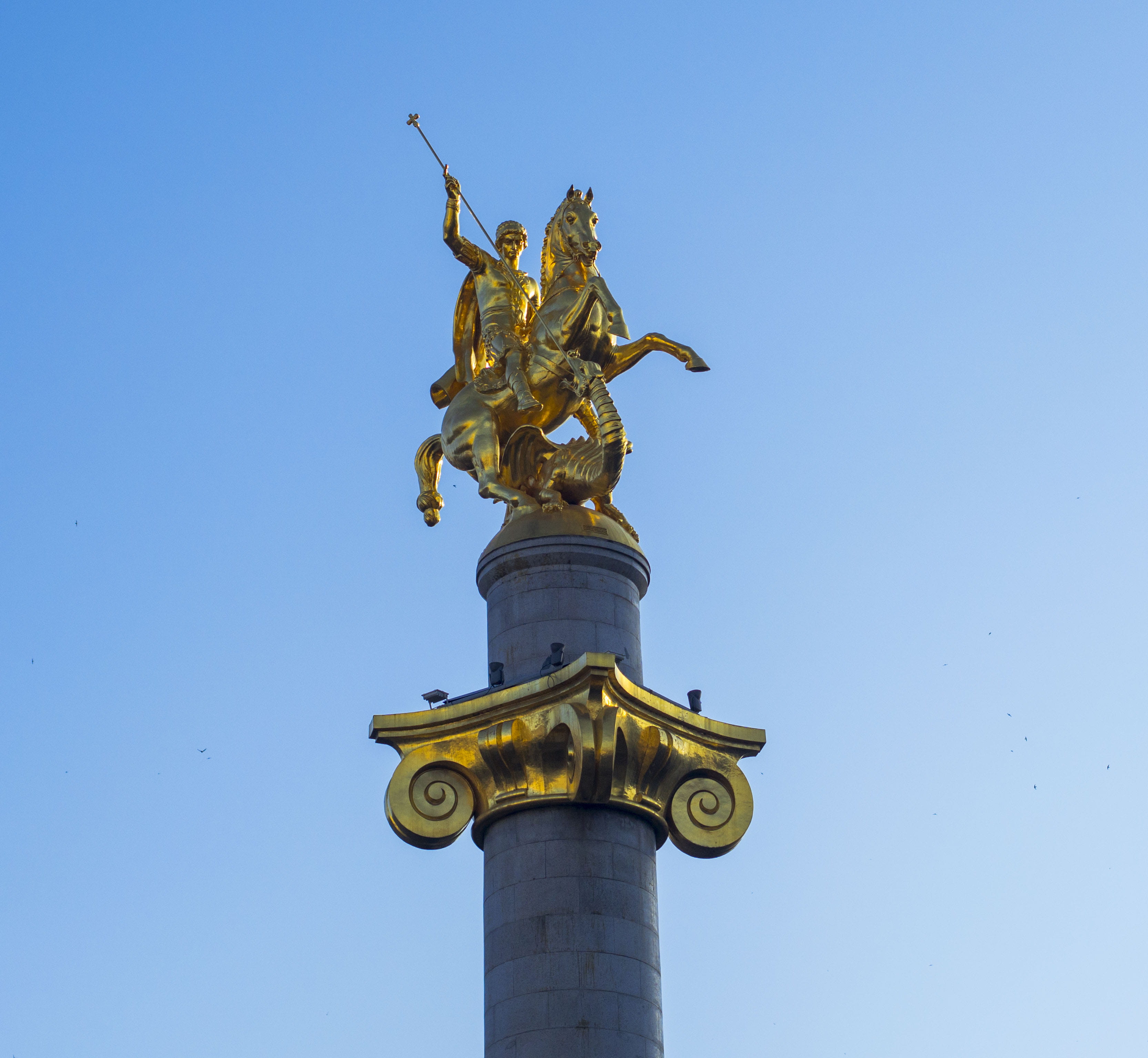 human representation, architecture, 2K, gold, street, gold colored, craft, clear sky, travel destinations, travel, no people, sky, sculpture, colours, HD Wallpaper