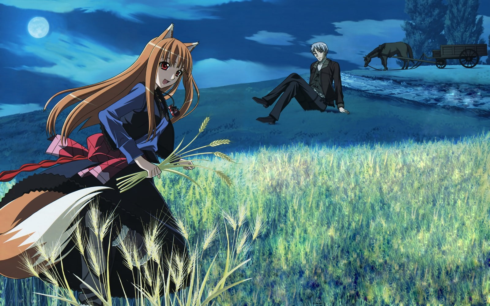 anime, Spice and Wolf, Holo, 720P, HD Wallpaper