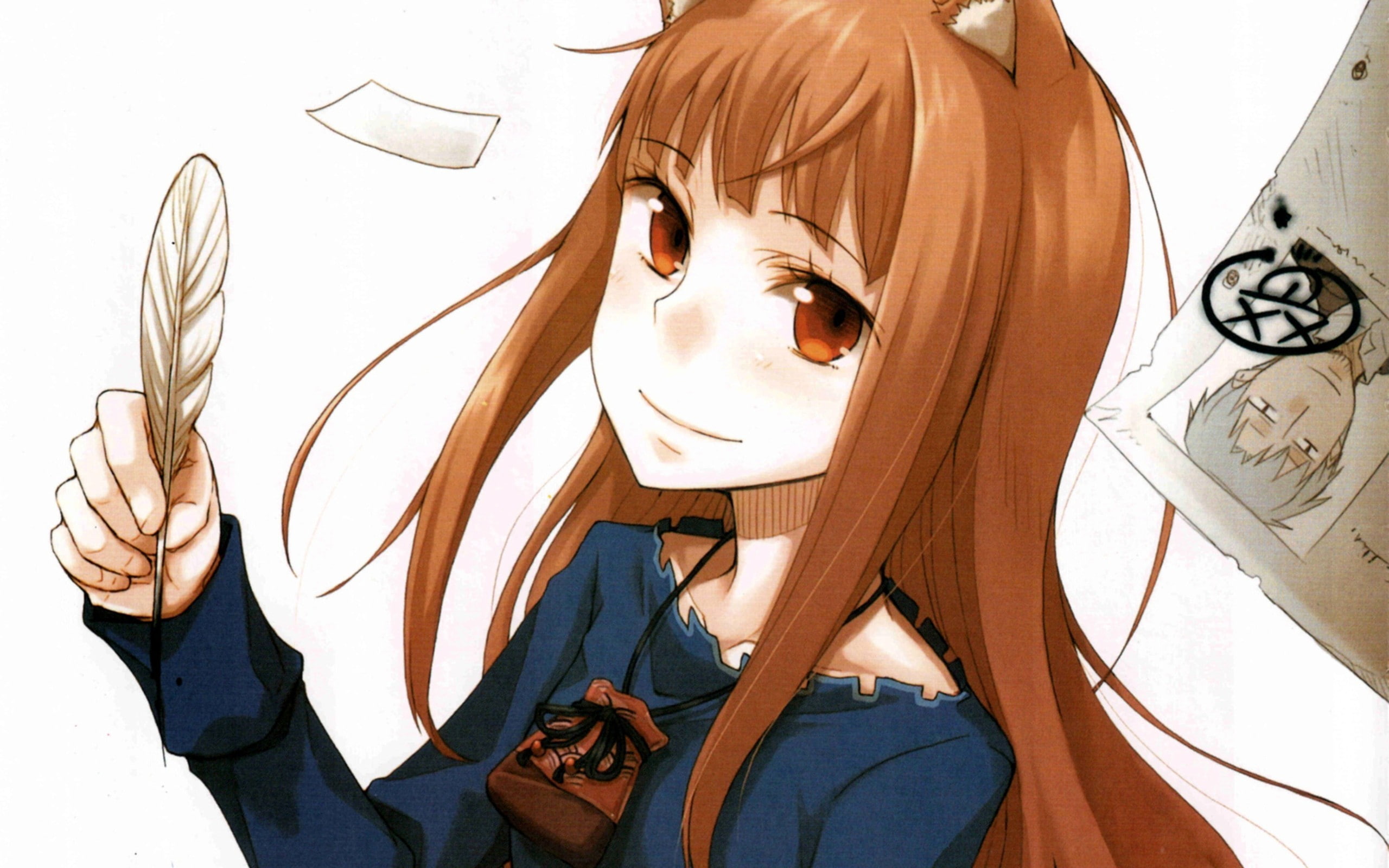 2K, Holo, Spice and Wolf, anime, HD Wallpaper