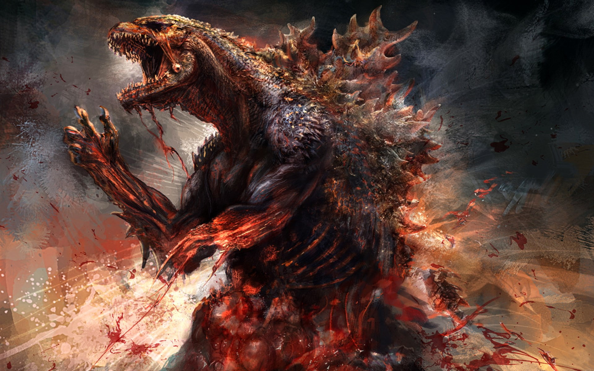 godzilla 2014, 1080P, HD Wallpaper