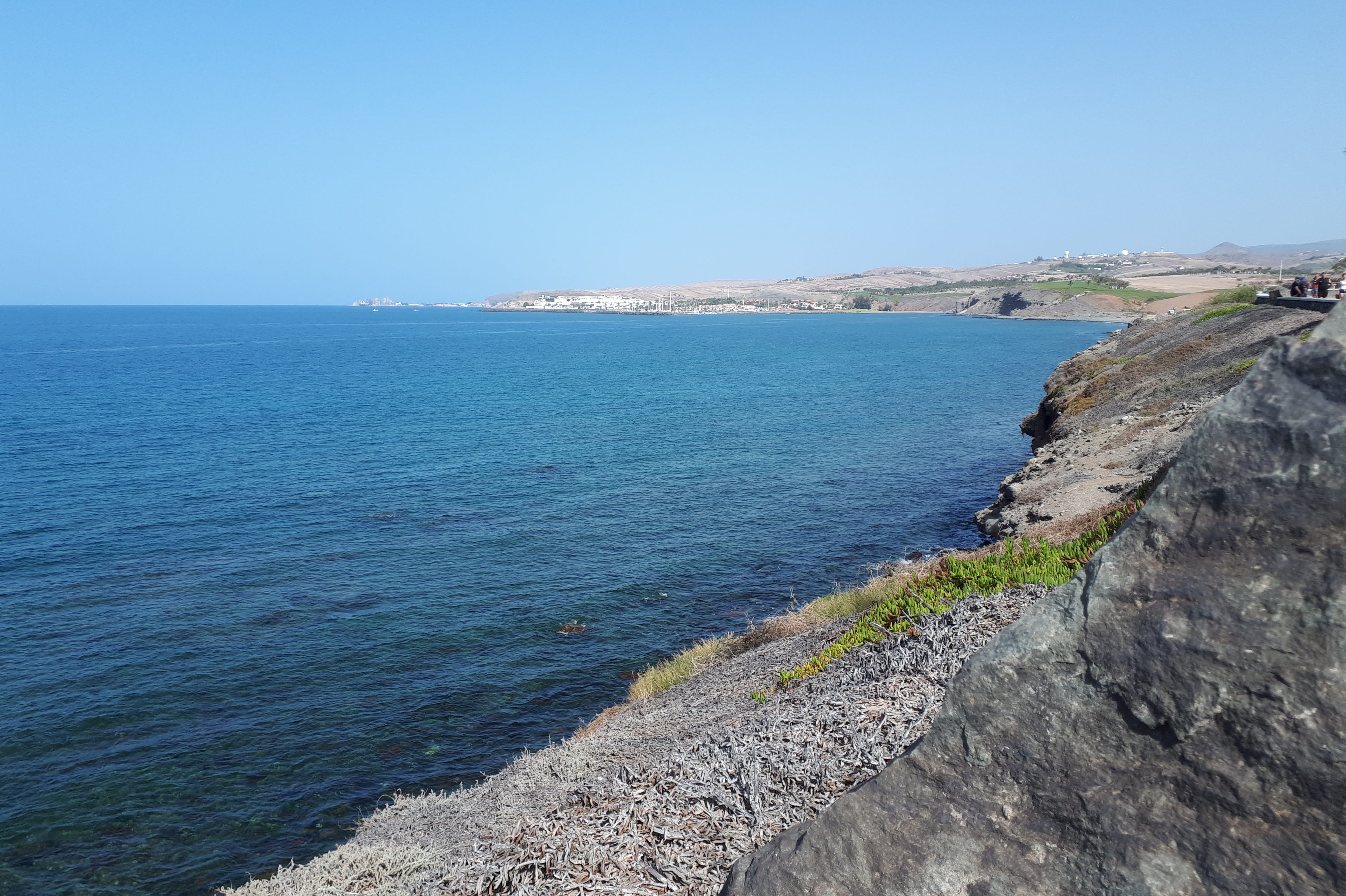 maspalomas, blue, play adel ingles, scenics - nature, sky, sea, canary islands, beach, water, outdoors, spain, day, non-urban scene, summer, no people, HD Wallpaper