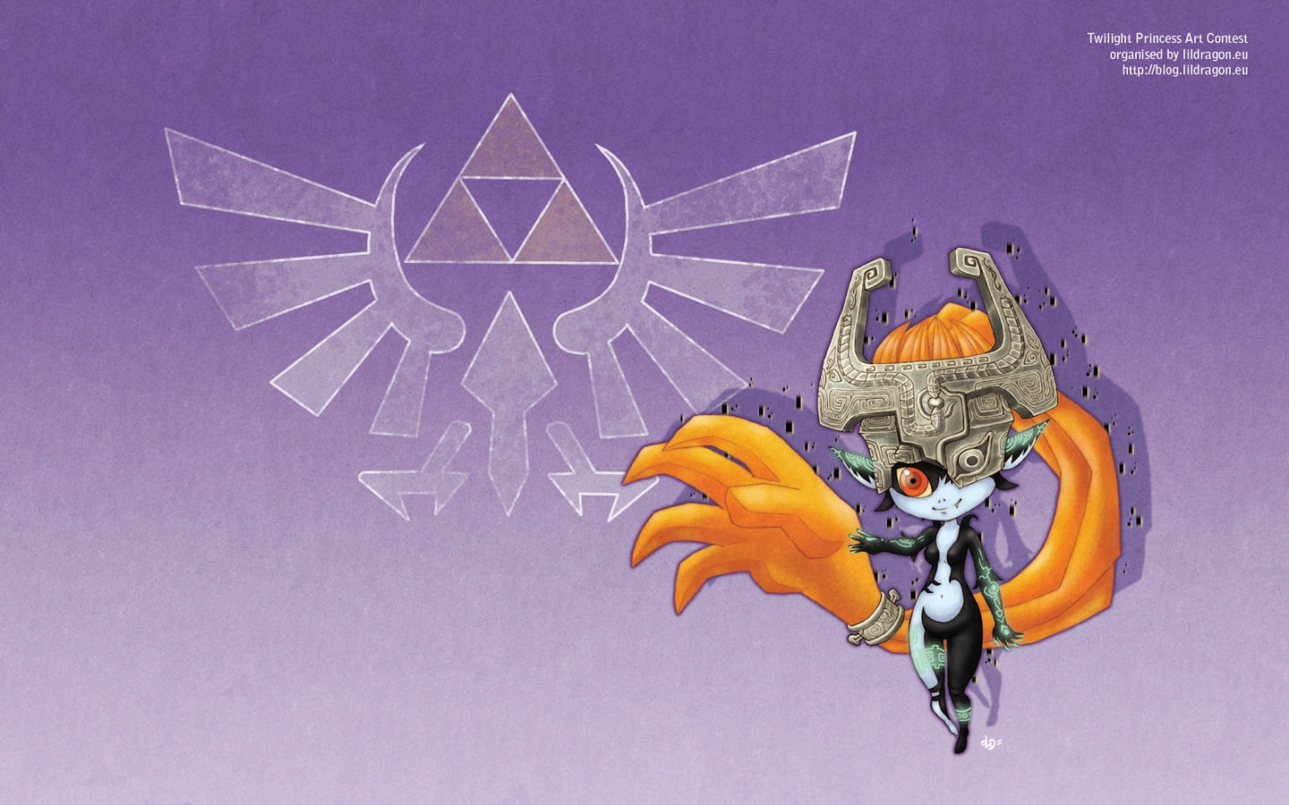 Twilight Princess, games, Triforce, hd, 720P, video, art, Video Games, Midna, zelda, HD Wallpaper