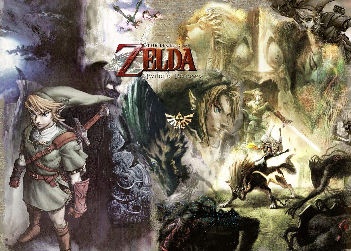 video, hd, twilight, games, x, princess, Twilight Princess, art, 720P, zelda, legend, The Legend of Zelda, HD Wallpaper