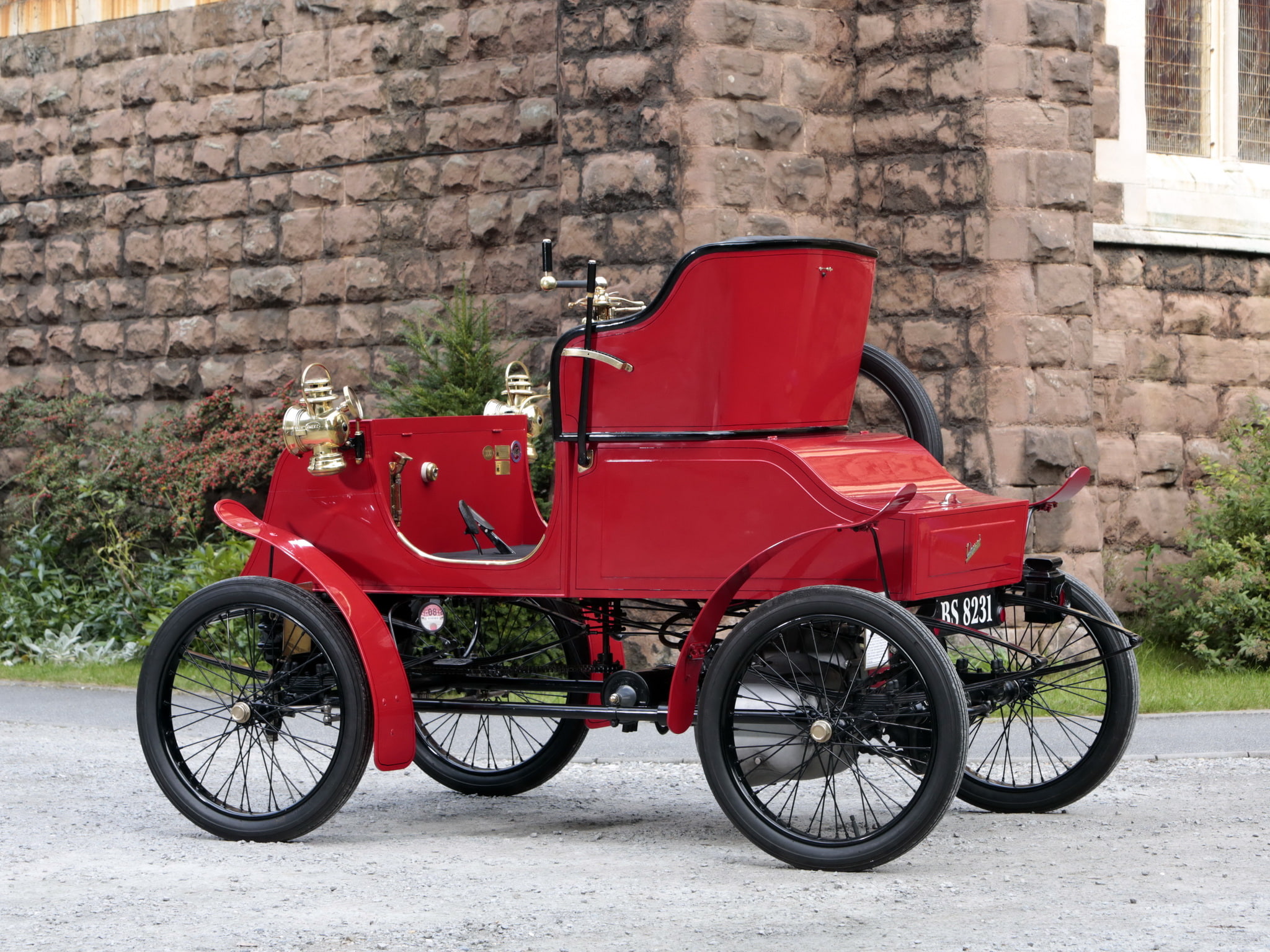 stanhope, retro, 1902, four seater, warwick, 6 hp, 1080P, HD Wallpaper