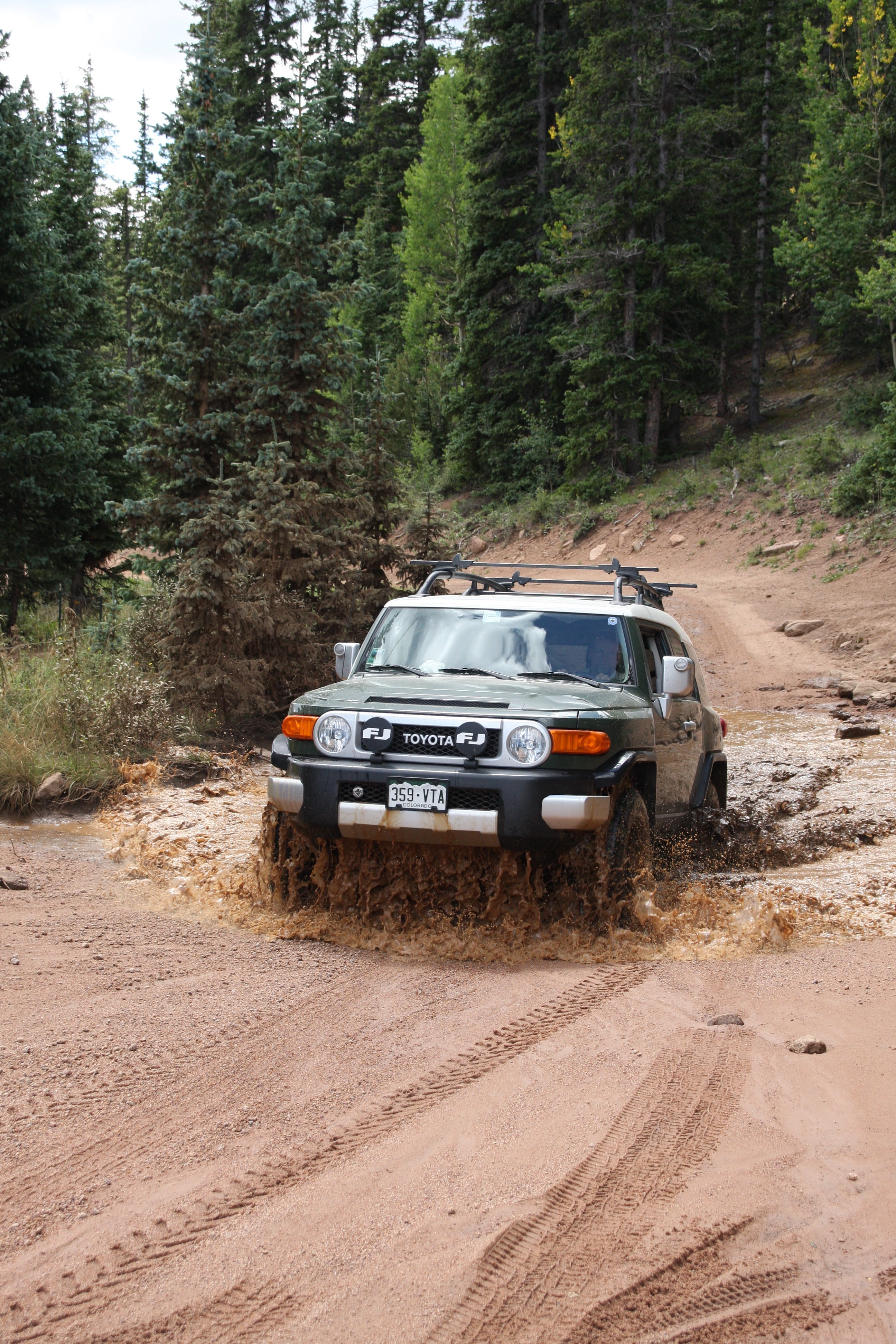 transportation, land vehicle, road trip, land, mud, dirt road, sports utility vehicle, woodland, car, mud running, plant, mode of transportation, fj cruiser, Phone HD Wallpaper