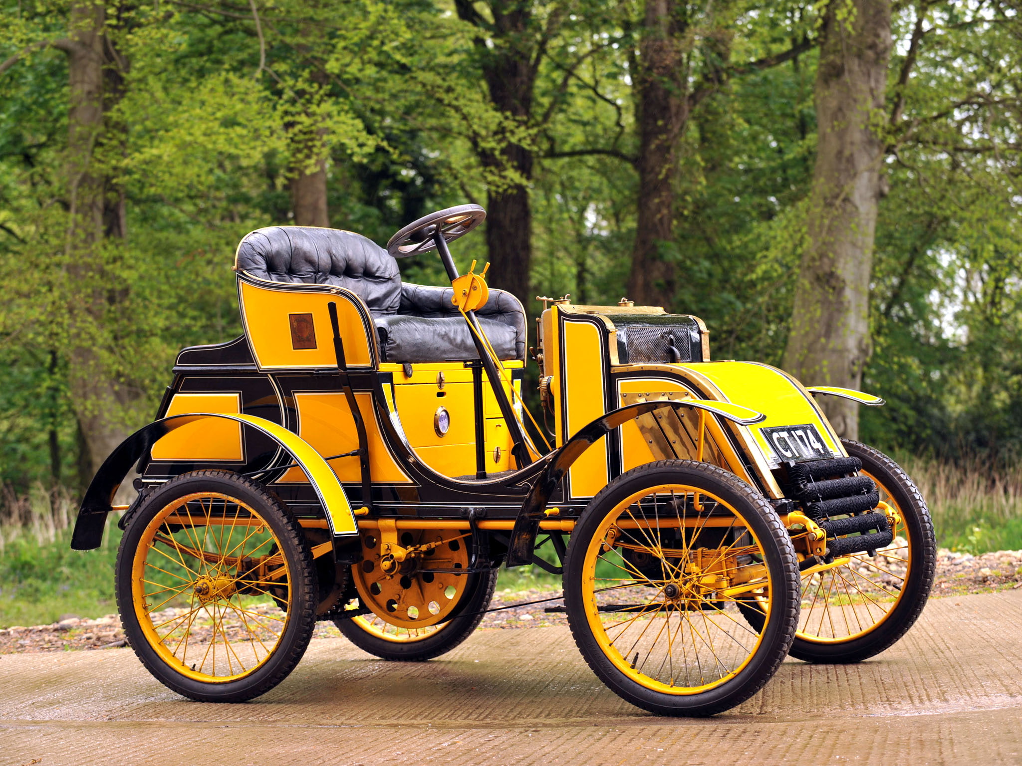 4 hp, pick, voiturette, 1080P, 1901, retro, HD Wallpaper