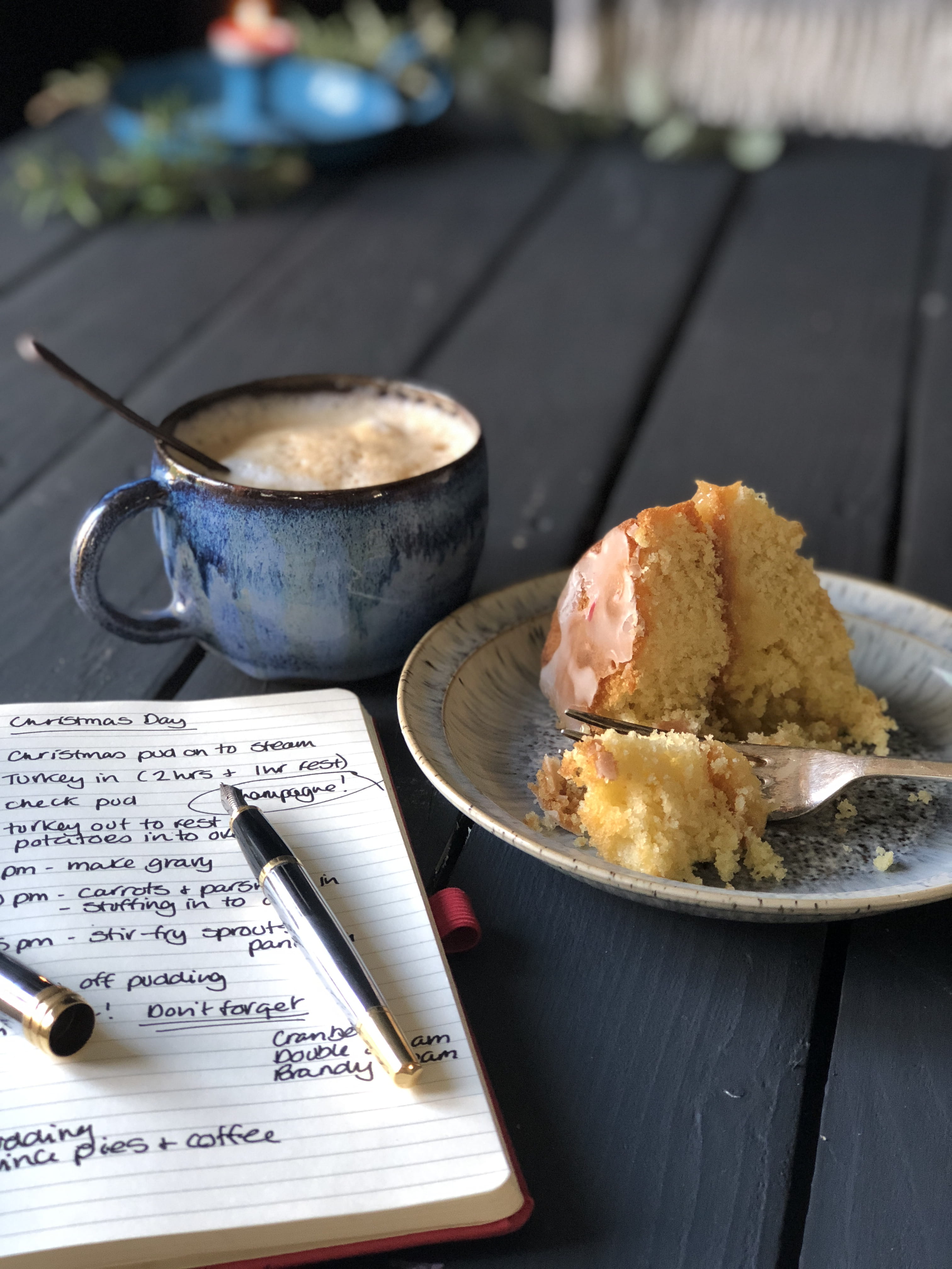 crockery, 4K, christmas, sweet food, 1 warwick rd, pitstone, coffee cup, table, planning, freshness, paper, food, christmas list, serving size, close-up, Phone HD Wallpaper