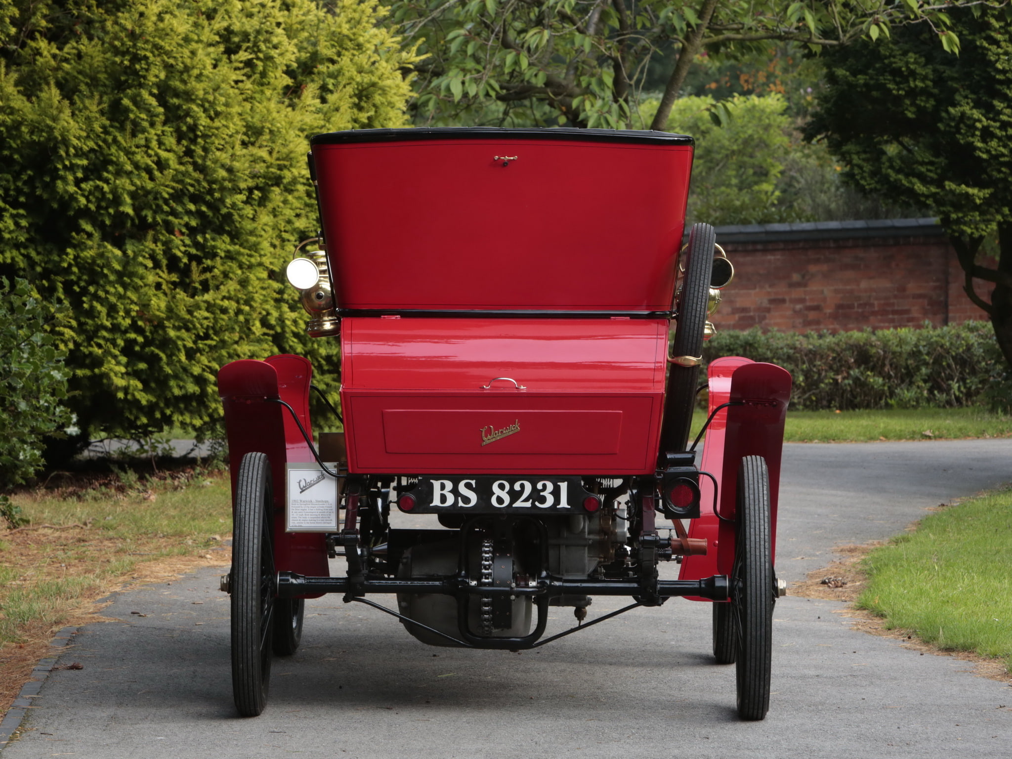 warwick, stanhope, 1902, 1080P, retro, four seater, 6 hp, HD Wallpaper