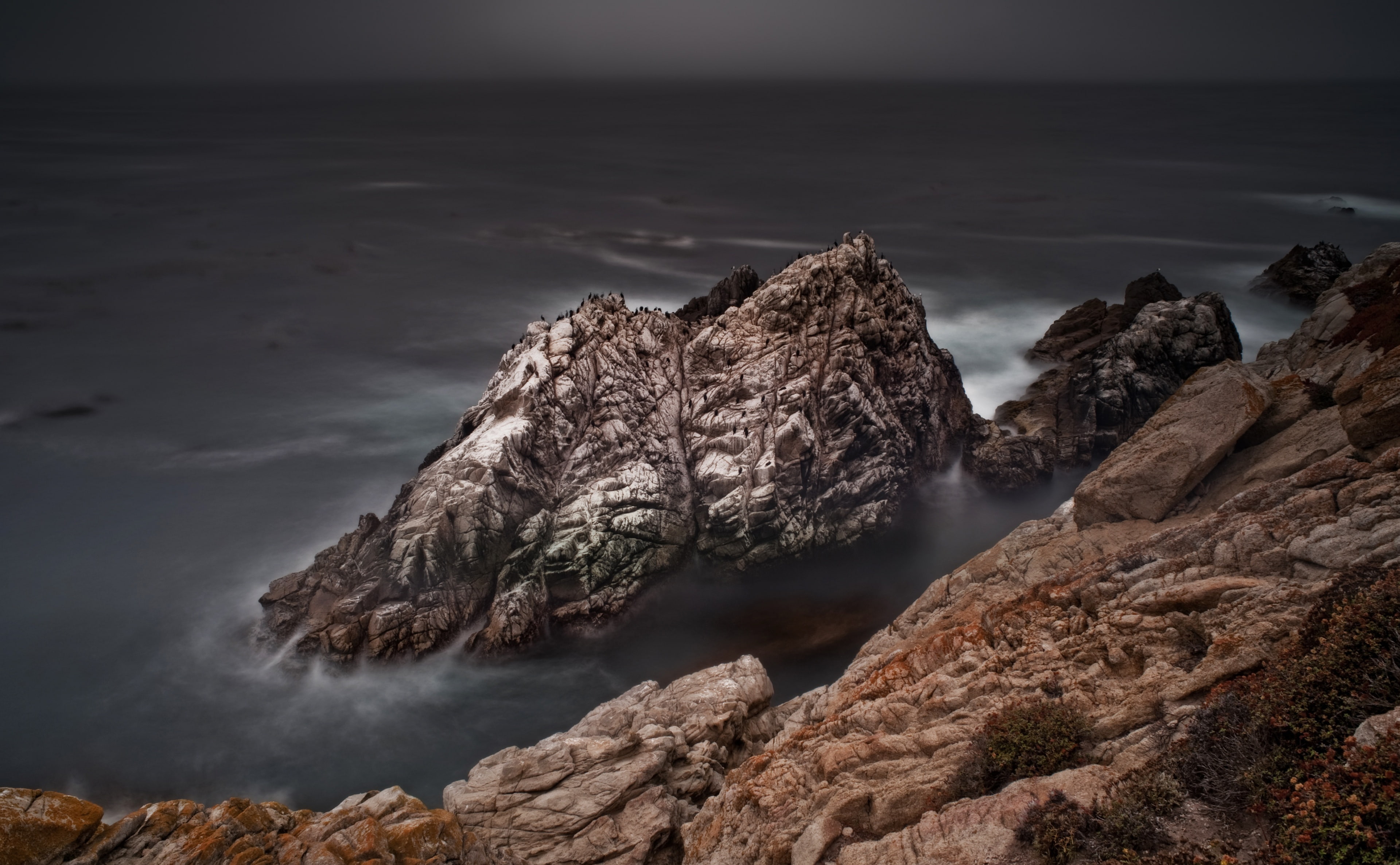 solid, sea, Photography, geology, seas, water, cove, idyllic, no people, Digital, rock formation, outdoors, the golden sieve, pinnacle, sky, rock - object, HD Wallpaper