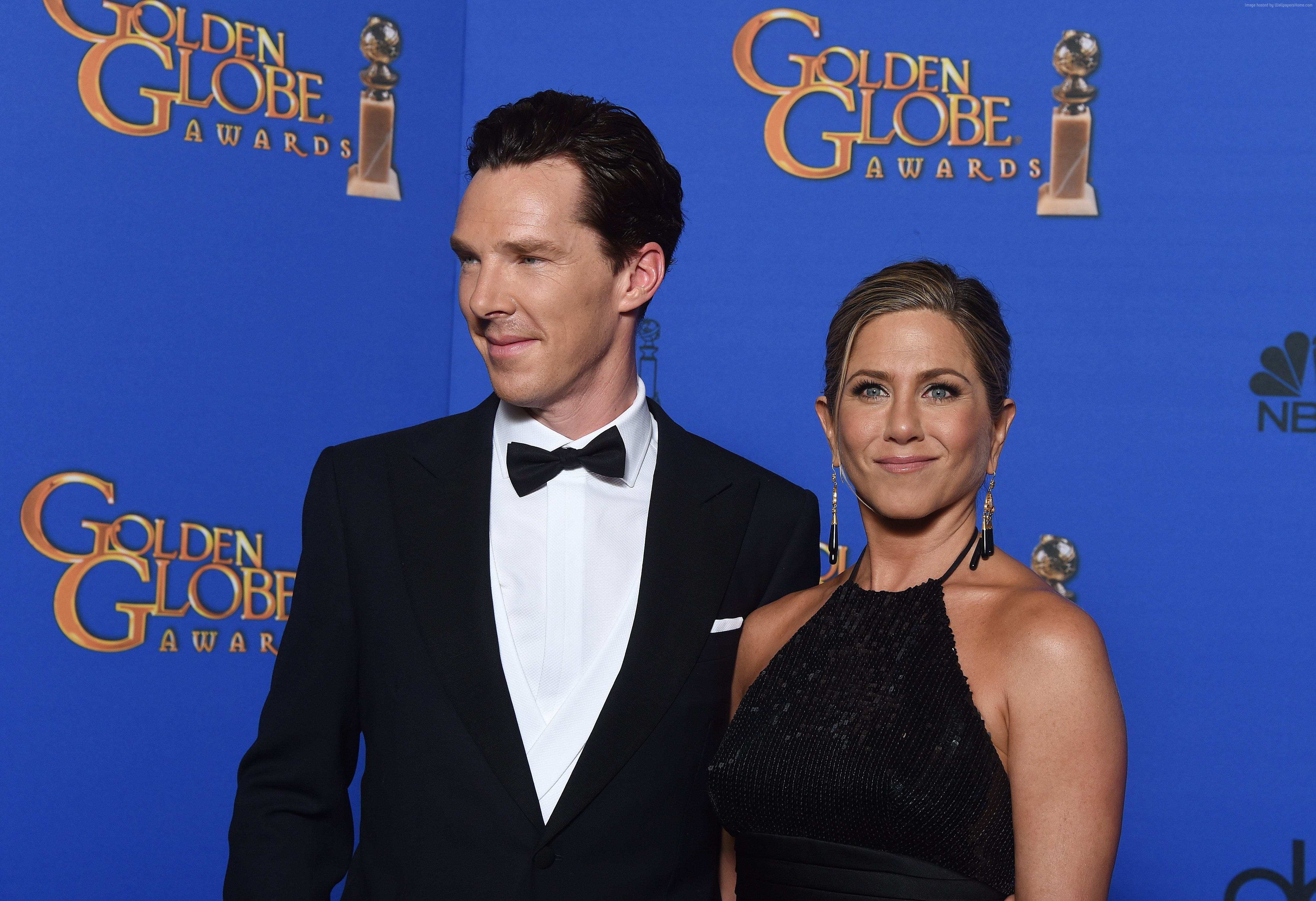 film producer, Jennifer Aniston, actress, actor, Most Popular Celebs in 2015, Benedict Cumberbatch, 4K, HD Wallpaper