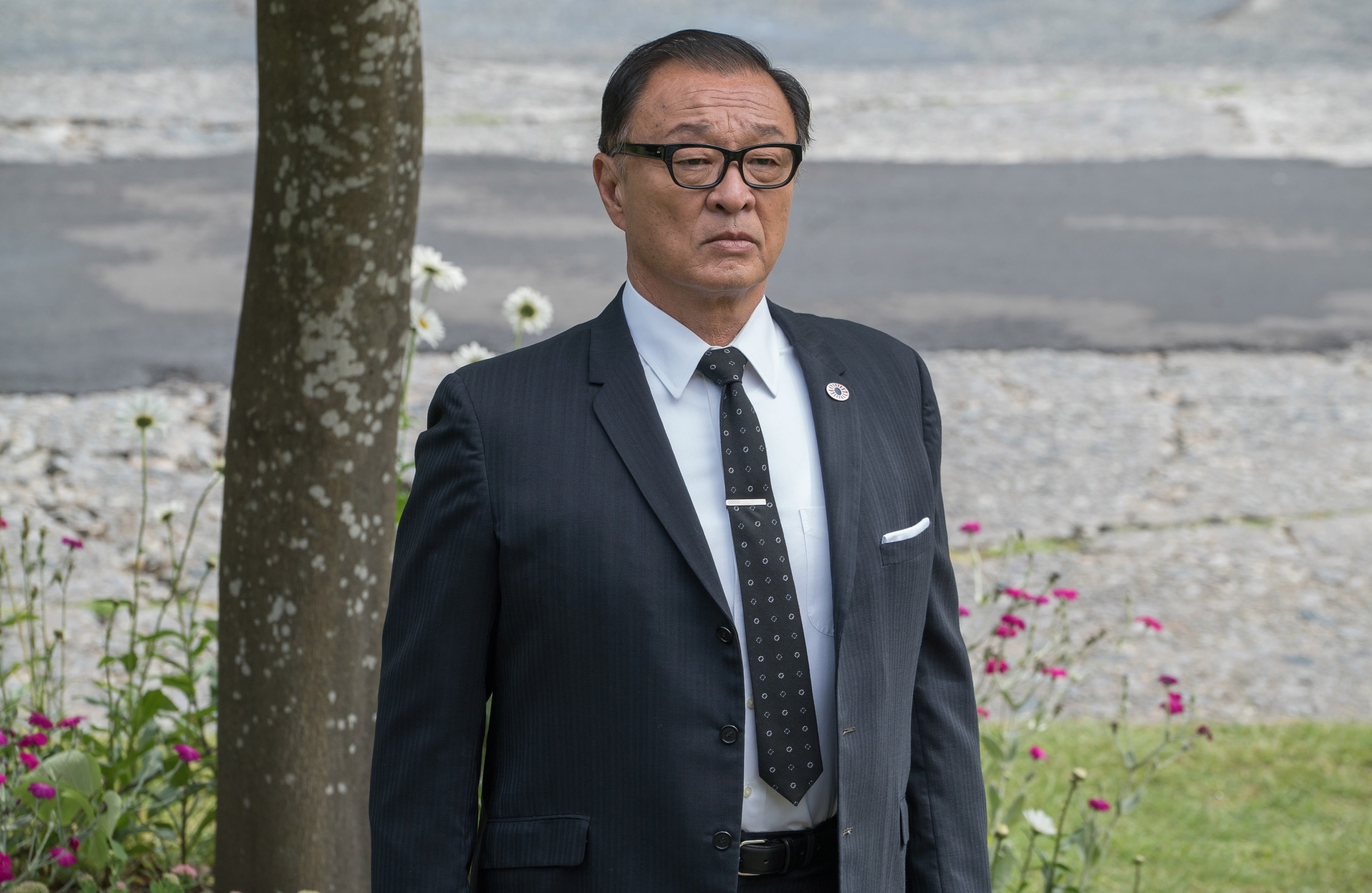 actor, film producer, Cary-Hiroyuki Tagawa, martial arts master, look, the actor voicing, glasses, karate, 4K, costume, HD Wallpaper
