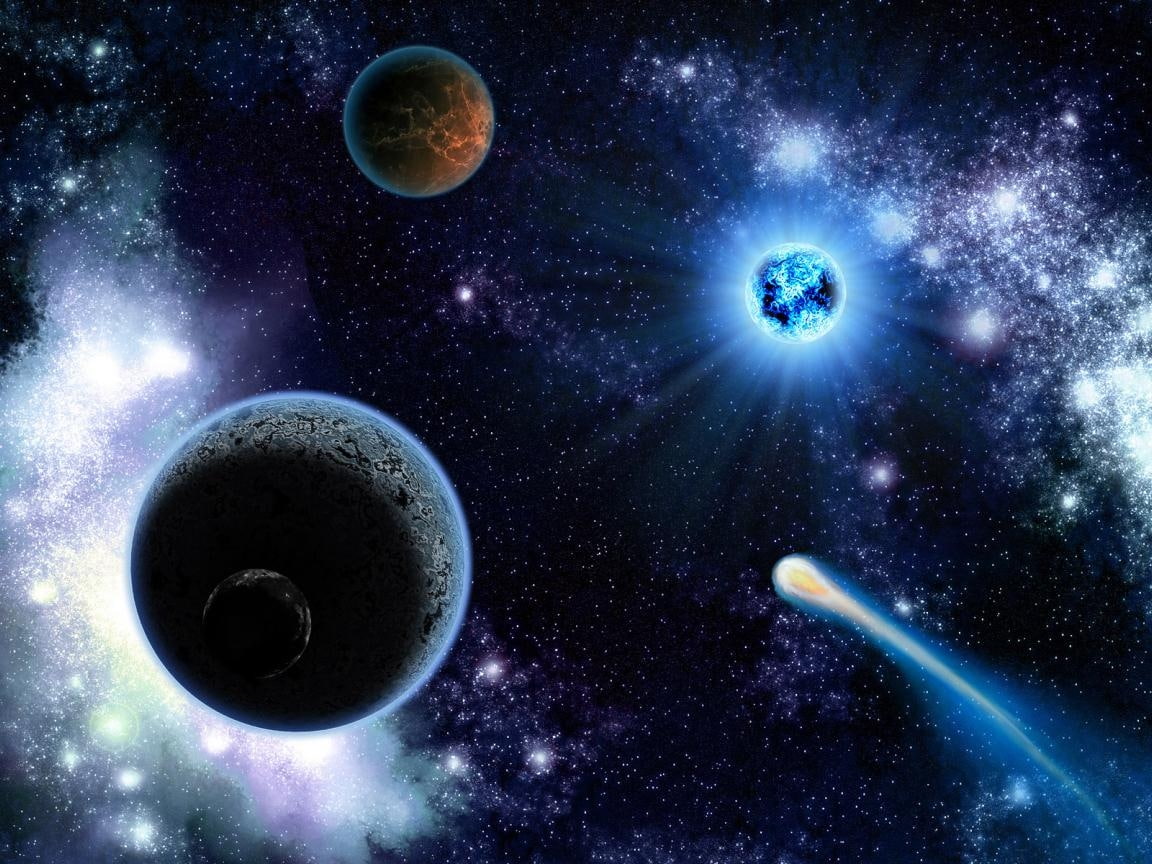 comet, hd, planet, planets, galaxies, space, 480P, nature, moon, meteor, HD Wallpaper