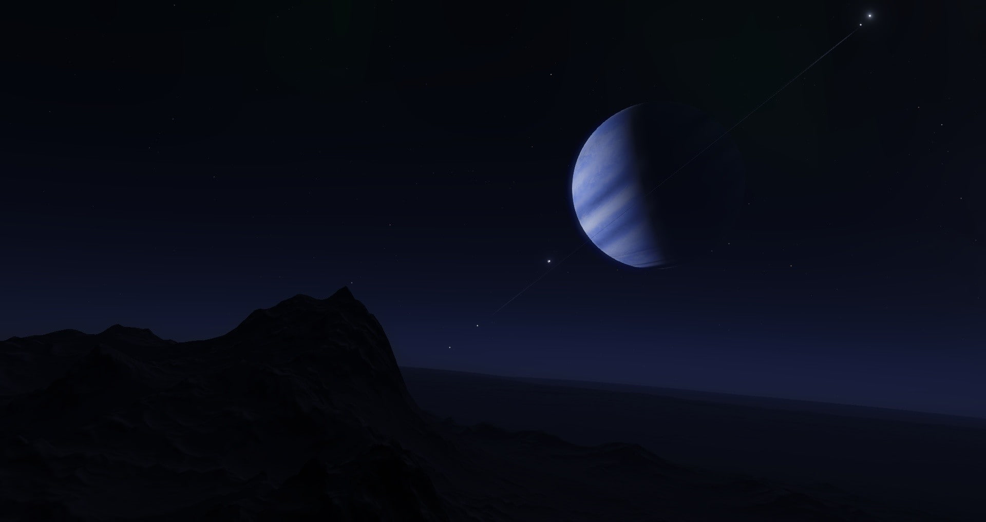 mountain peak, space, dark, world, tranquil scene, Moon, star - space, mountain range, Sun, mountain, sky, outdoors, star, night, beauty in nature, science, HD Wallpaper