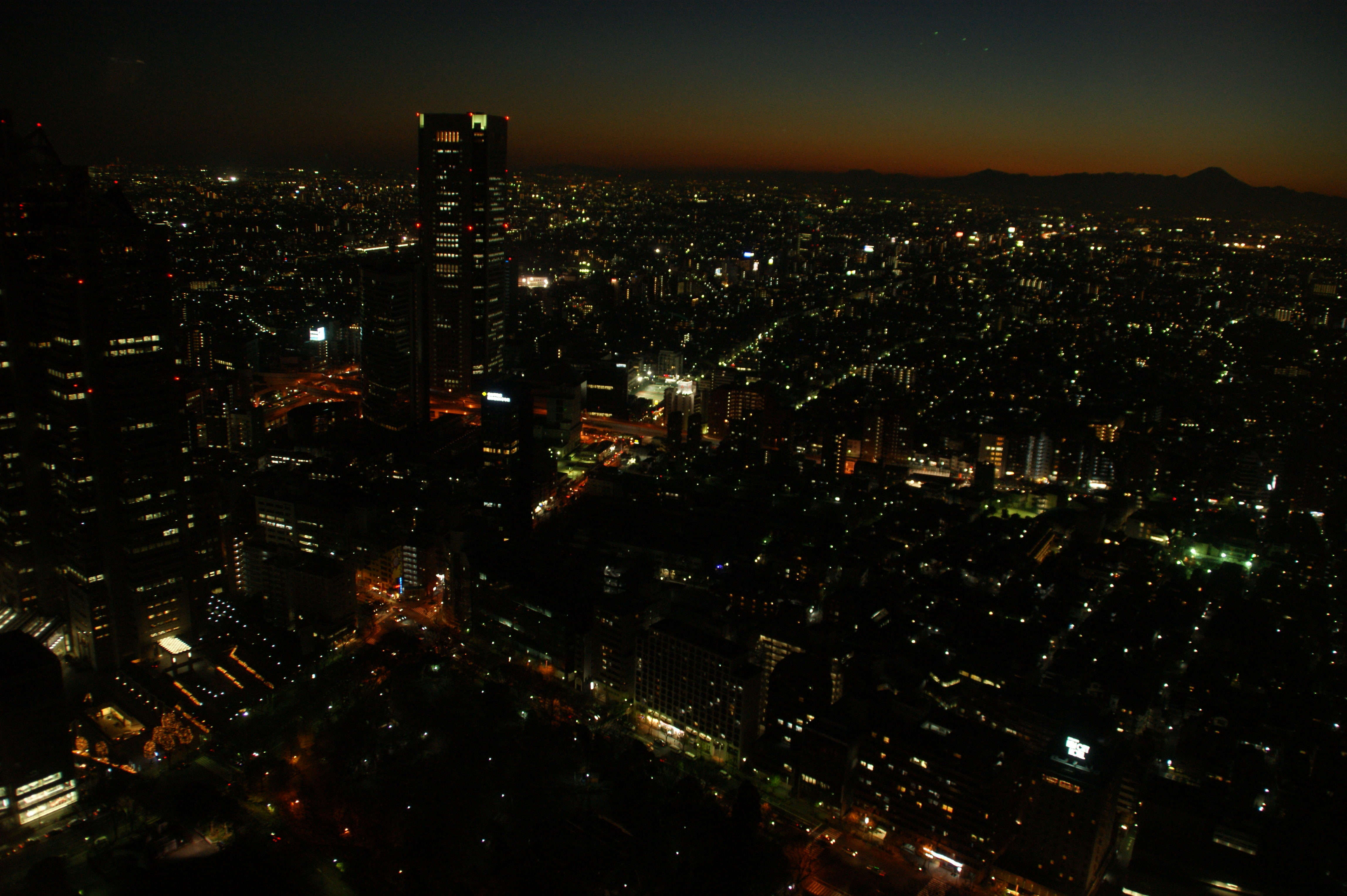 4K, shinjuku, city, evening, tokyo, lights, metropolis, japan, HD Wallpaper