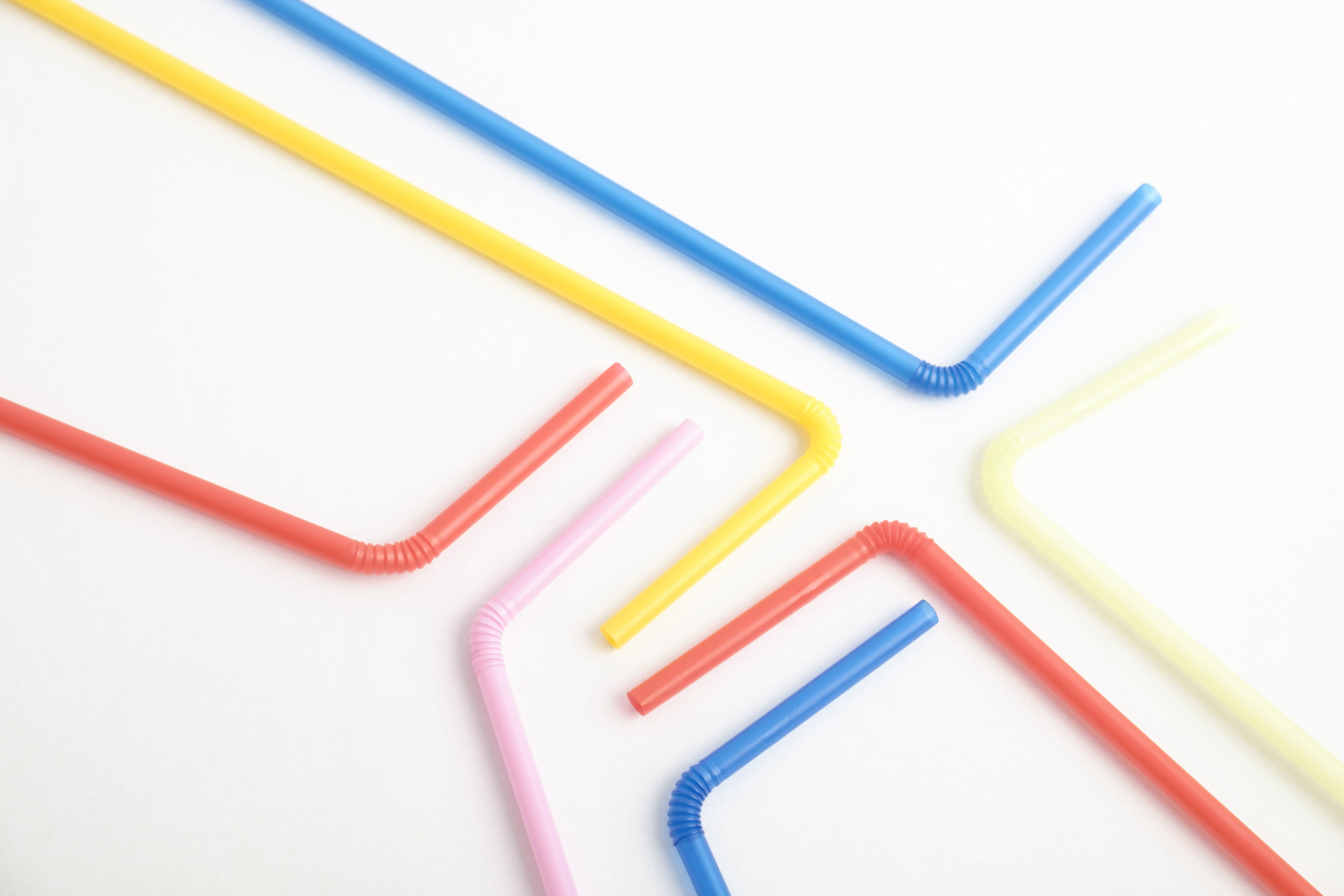 no people, high angle view, technology, yellow, clip, office supply, connection, studio shot, drink, red, 4K, straws, choice, drinks, pencil, indoors, HD Wallpaper