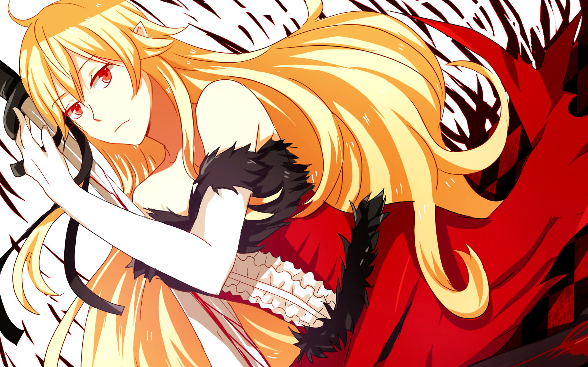 Kiss-shot Acerola-orion Heart-under-blade, Anime, Monogatari (Series), Shinobu Oshino, 1080P, HD Wallpaper