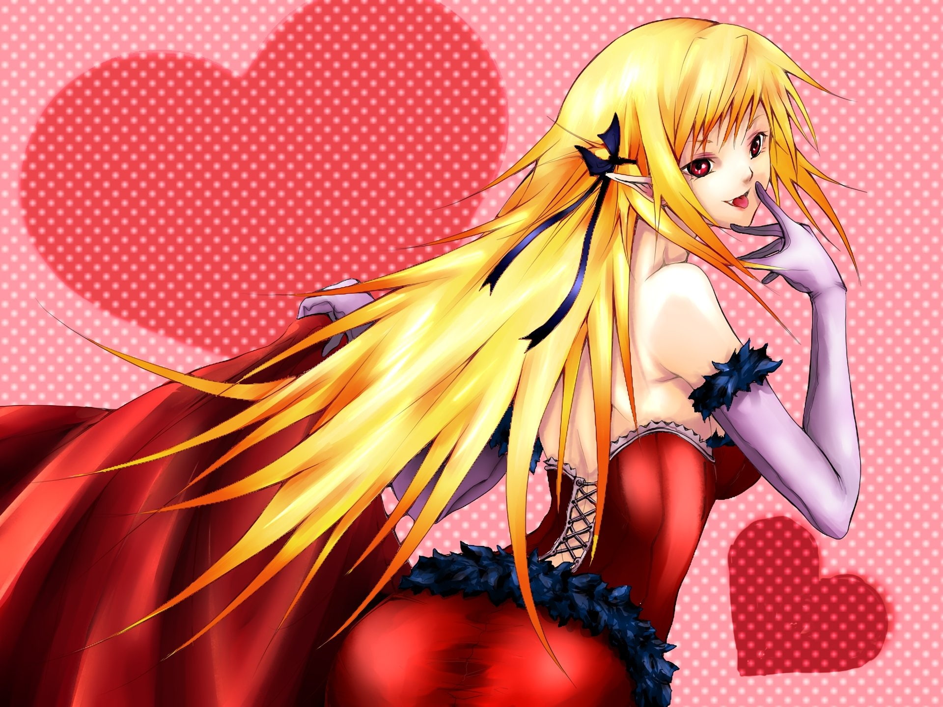 Shinobu Oshino, Anime, Monogatari (Series), 1080P, Kiss-shot Acerola-orion Heart-under-blade, HD Wallpaper
