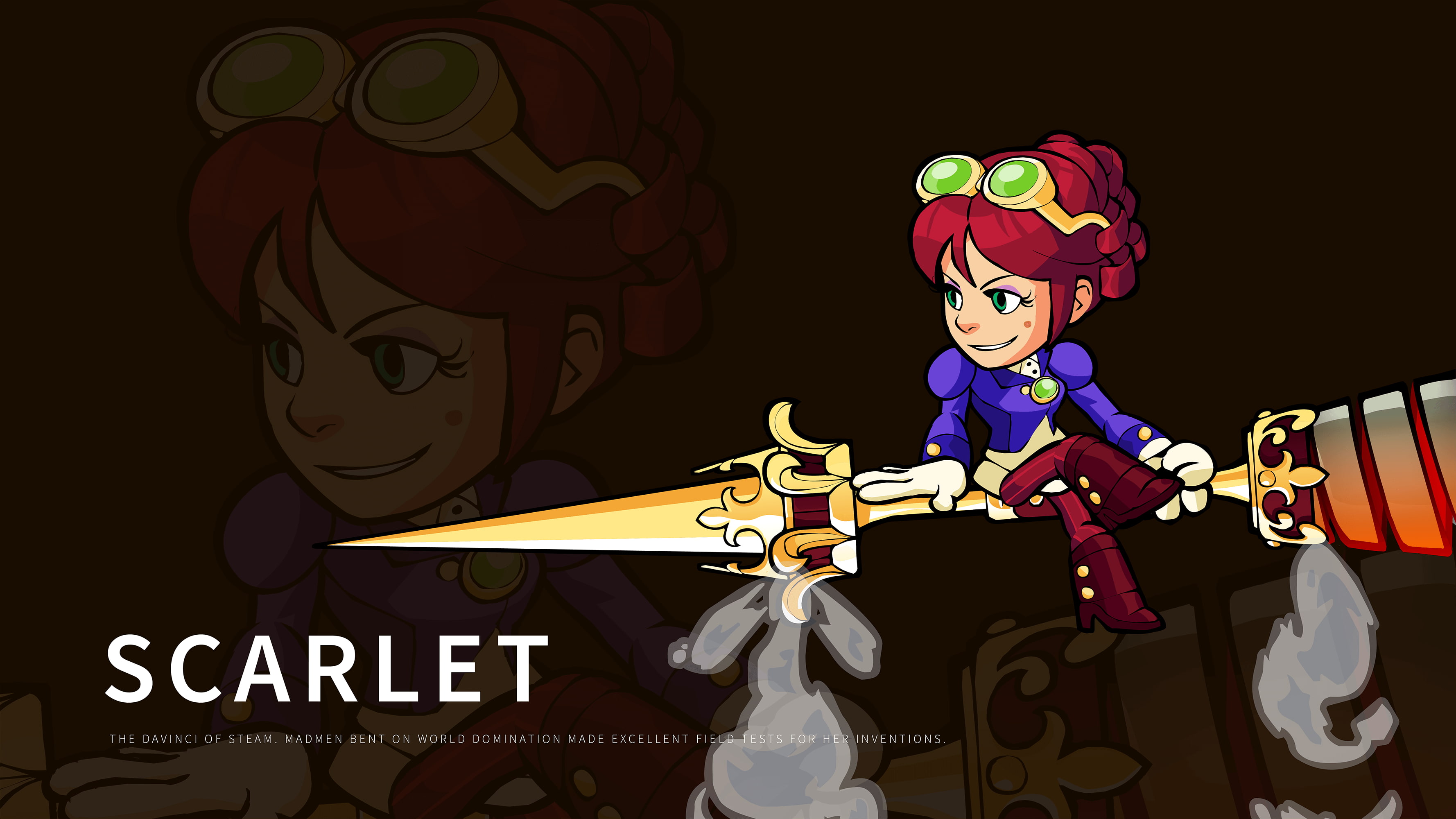 Brawlhalla, Scarlet (Brawlhalla), Video Game, 2K, HD Wallpaper