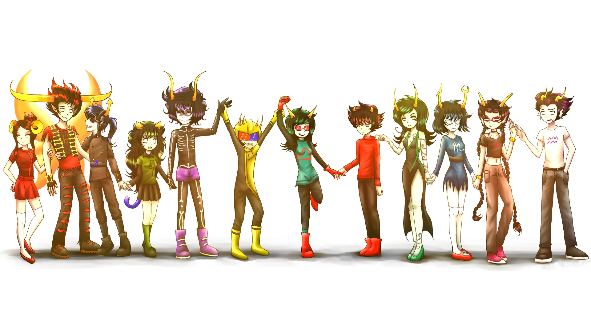 1080P, white, homestuck, HD Wallpaper