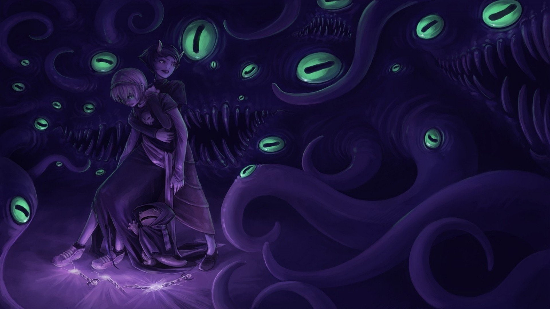 horror, 1080P, Homestuck, HD Wallpaper