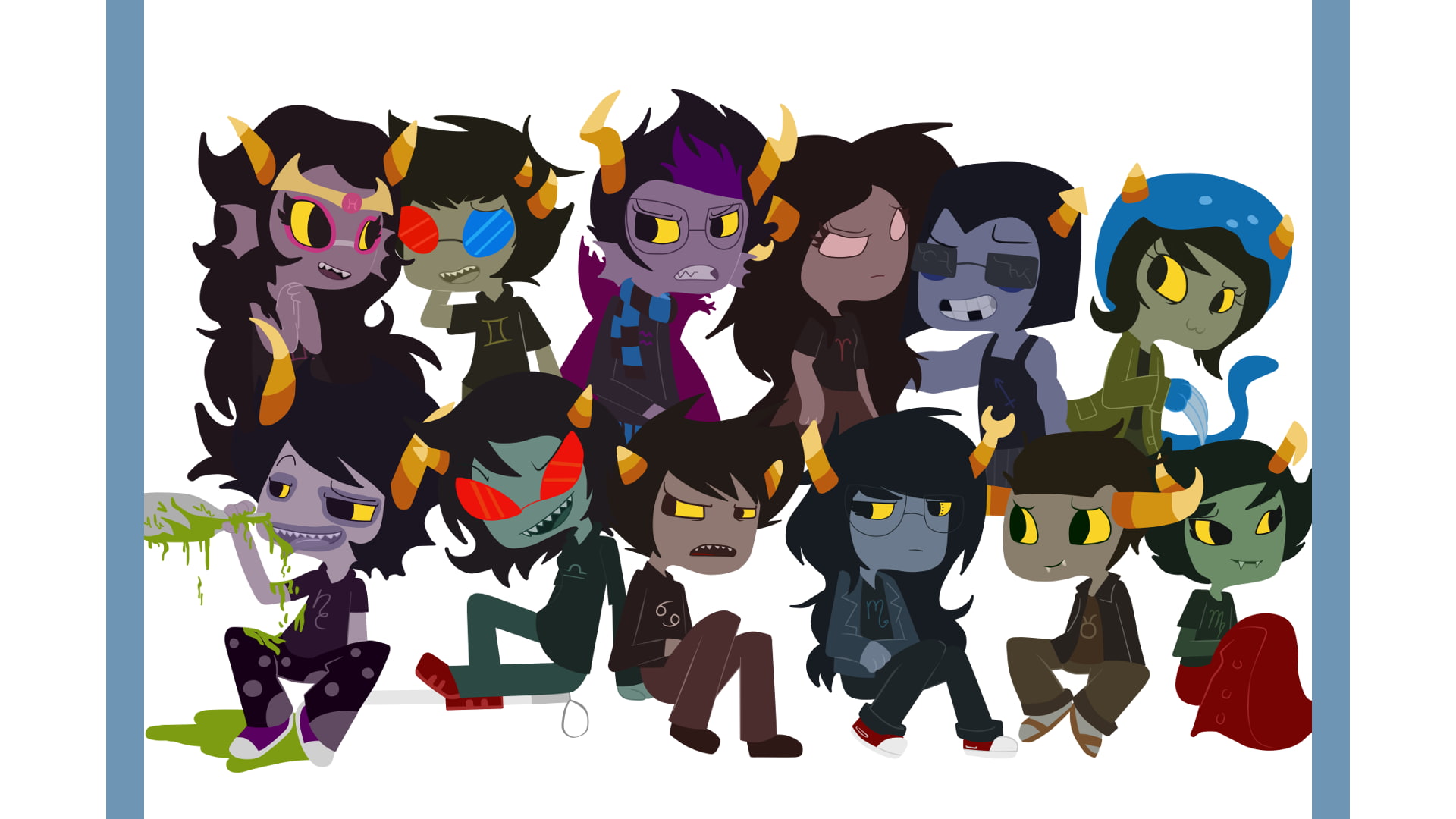 1080P, white, homestuck, HD Wallpaper
