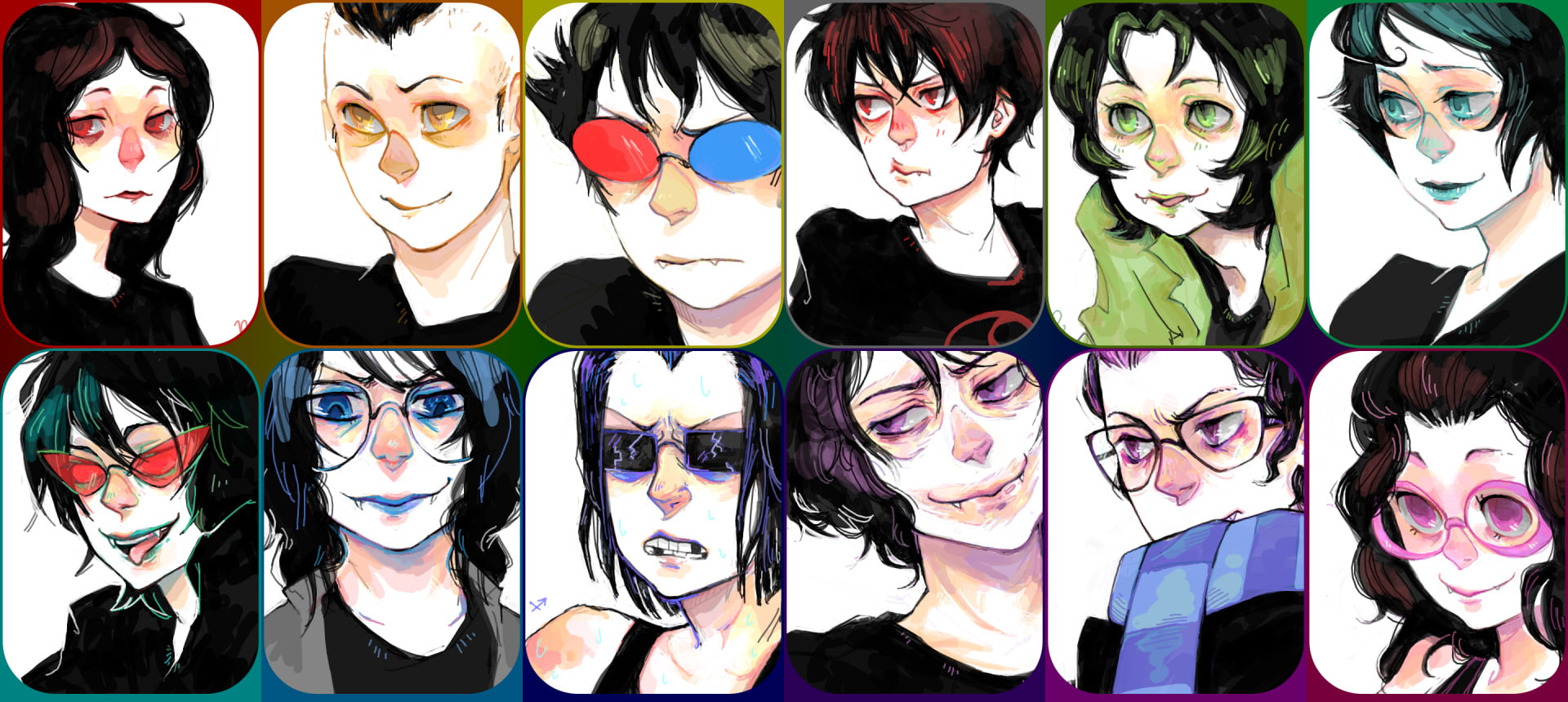 Cartoon, Homestuck, Dark, Comics, 1080P, HD Wallpaper