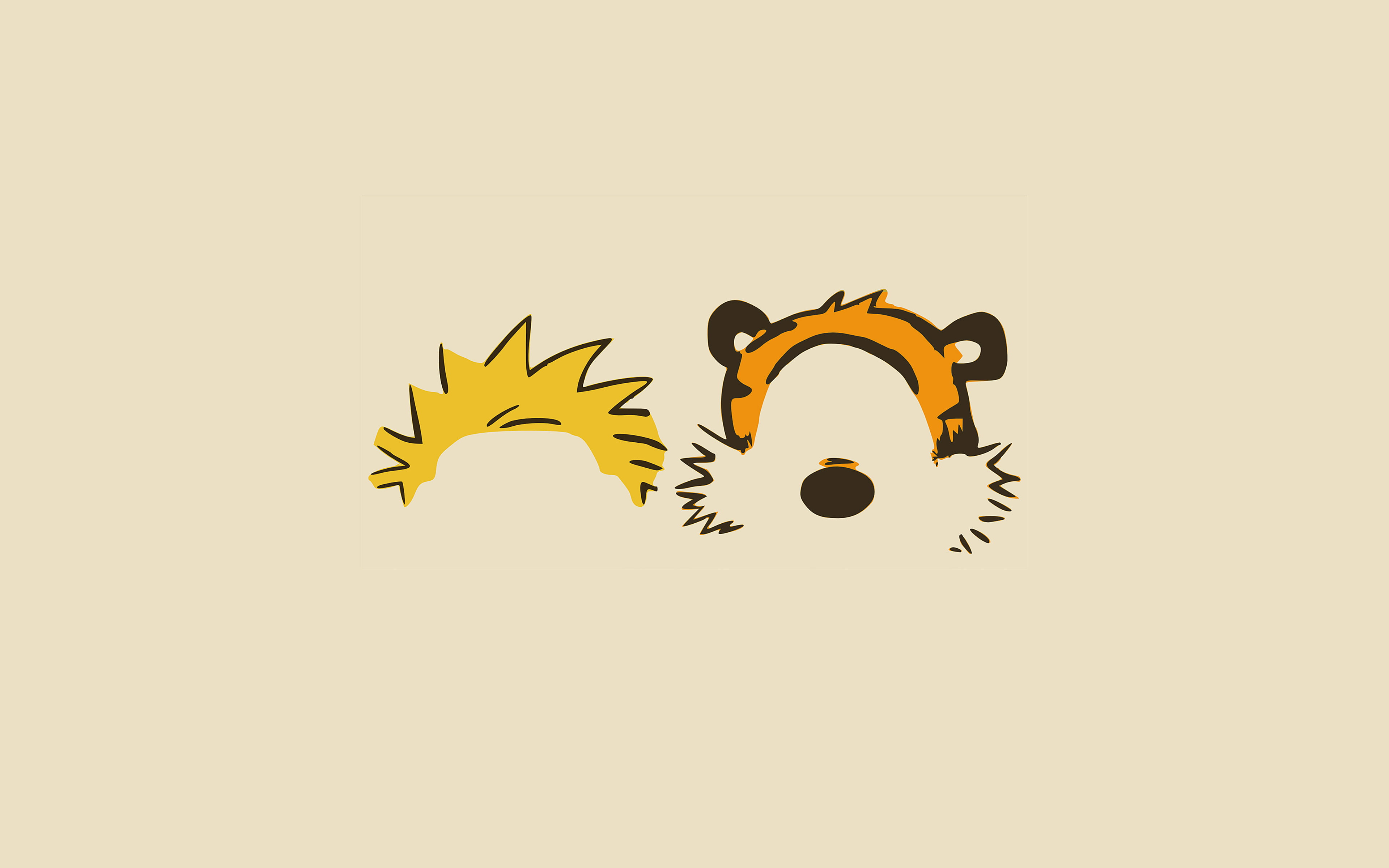 representation, still life, art and craft, paper, bird, sky, creativity, calvin, close-up, animal, hobbes, yellow, minimal, animal themes, illust, HD Wallpaper