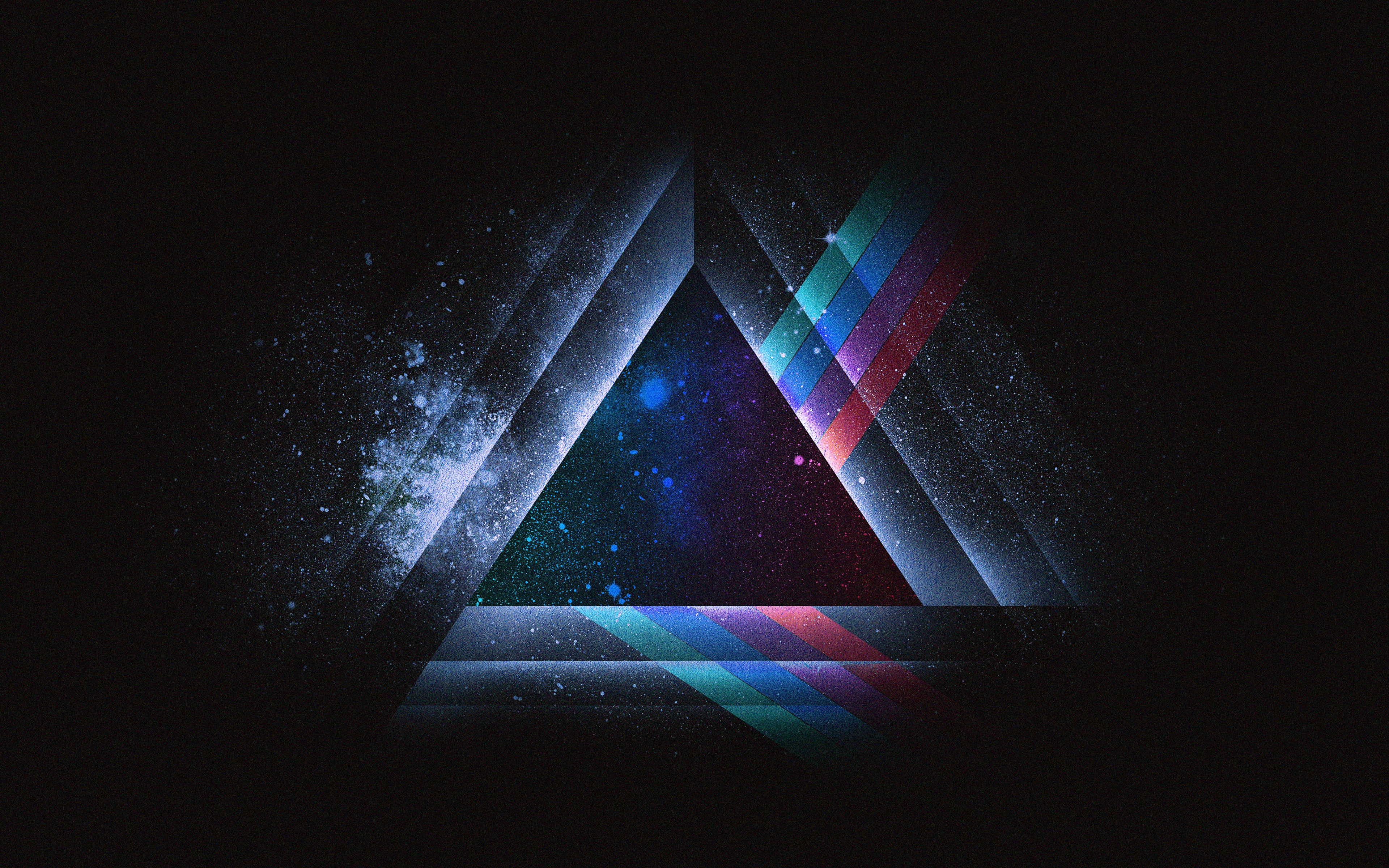 nature, art, blue, geometric shape, 4K, shape, laser, indoors, illuminated, graphic, multi colored, star, light - natural phenomenon, low angle view, illust, HD Wallpaper