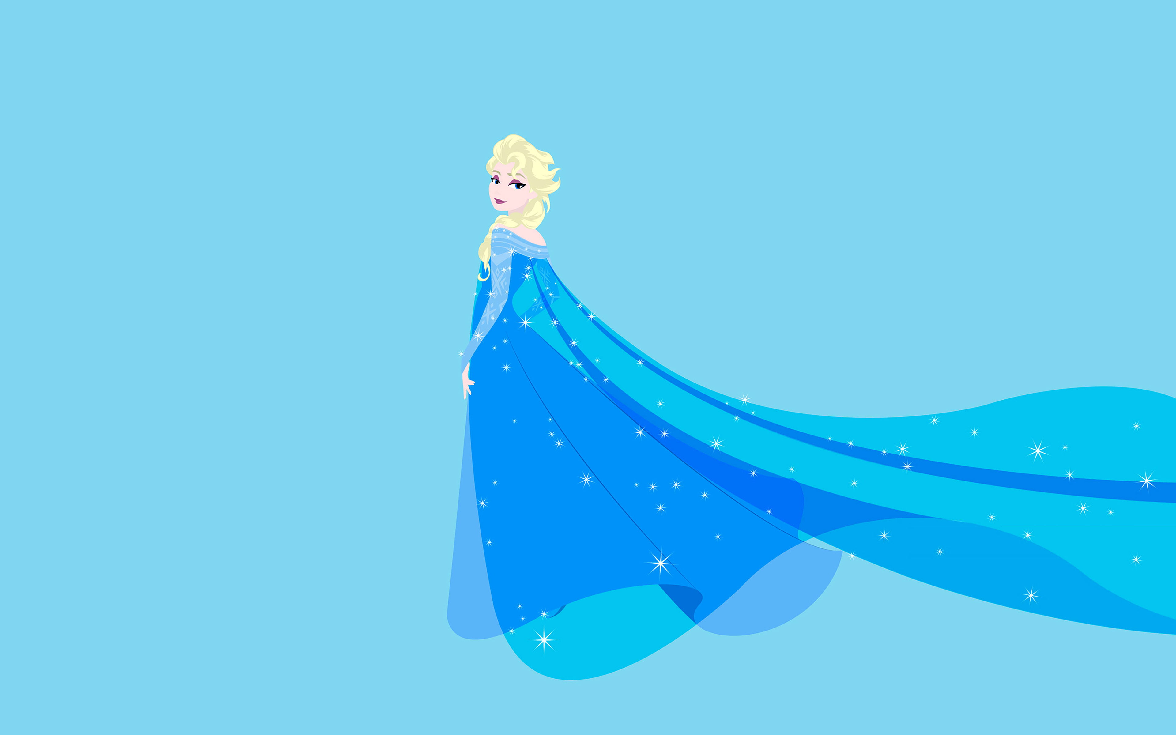 representation, white background, indoors, blue background, fanart, young adult, elsa, copy space, people, 4K, celebration, women, studio shot, HD Wallpaper