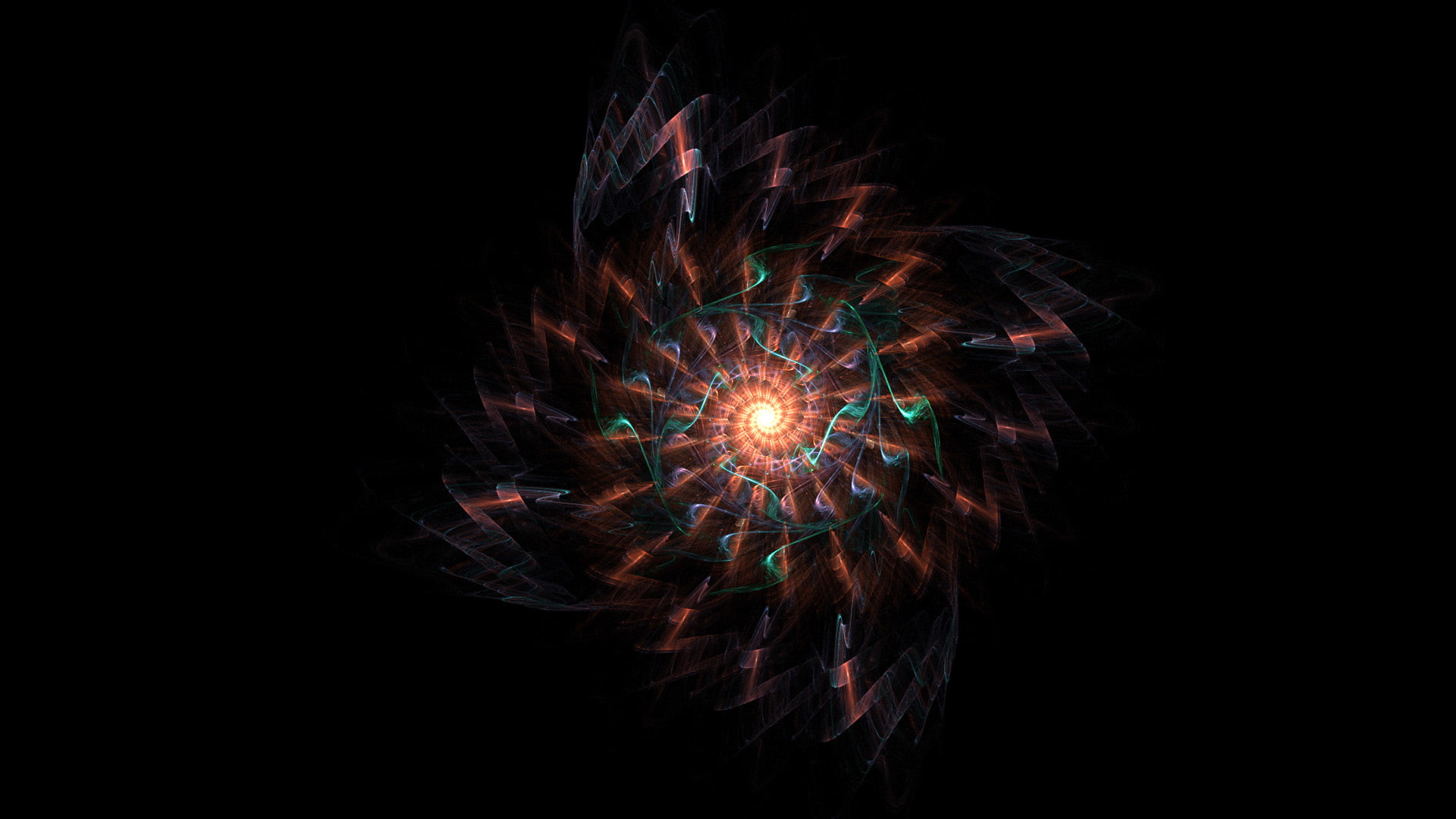 1080P, optical, dark, green, illustion, hd, red, digital/artwork, HD Wallpaper