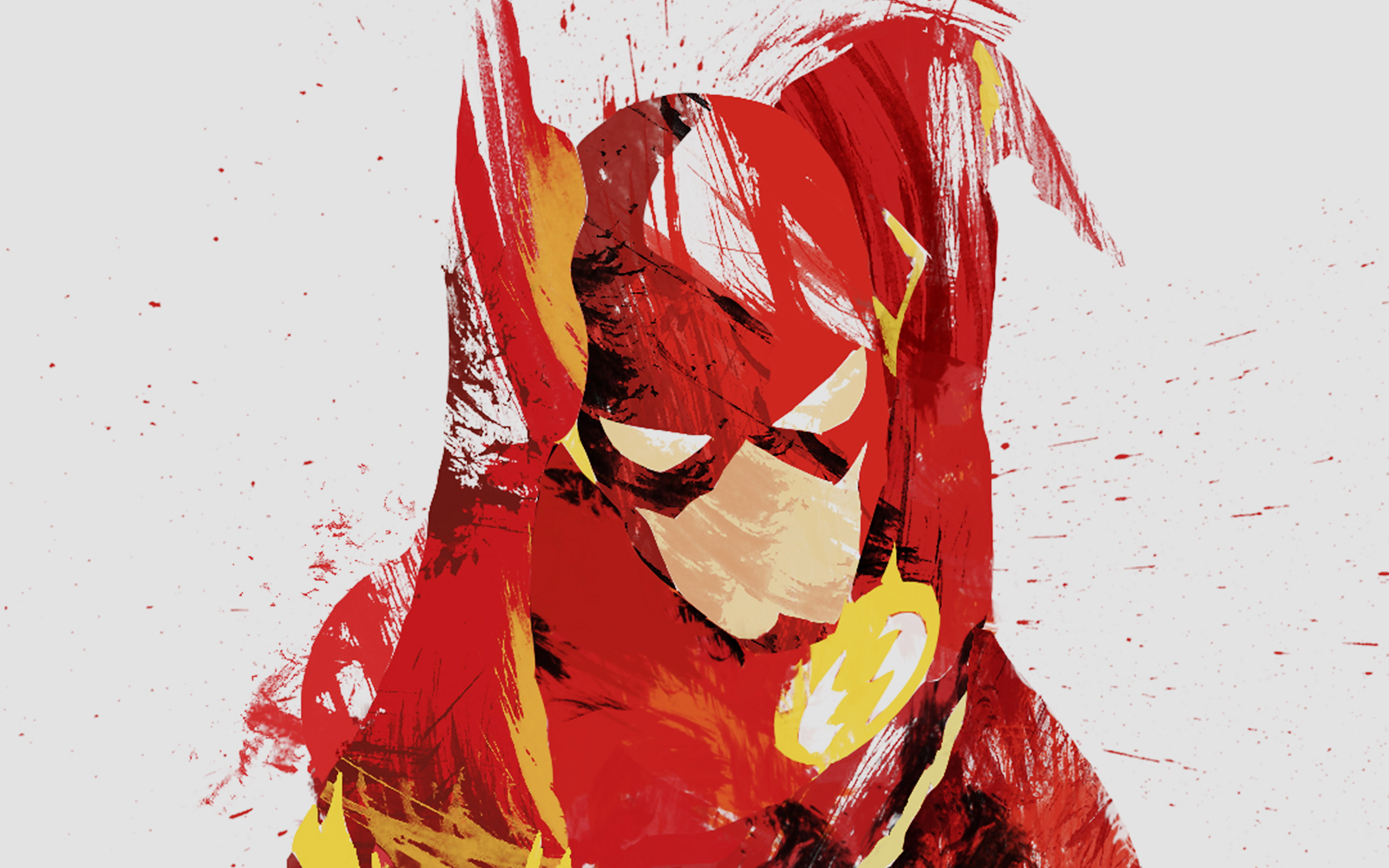 art, flash, hero, speed, illust, minimal, 4K, HD Wallpaper