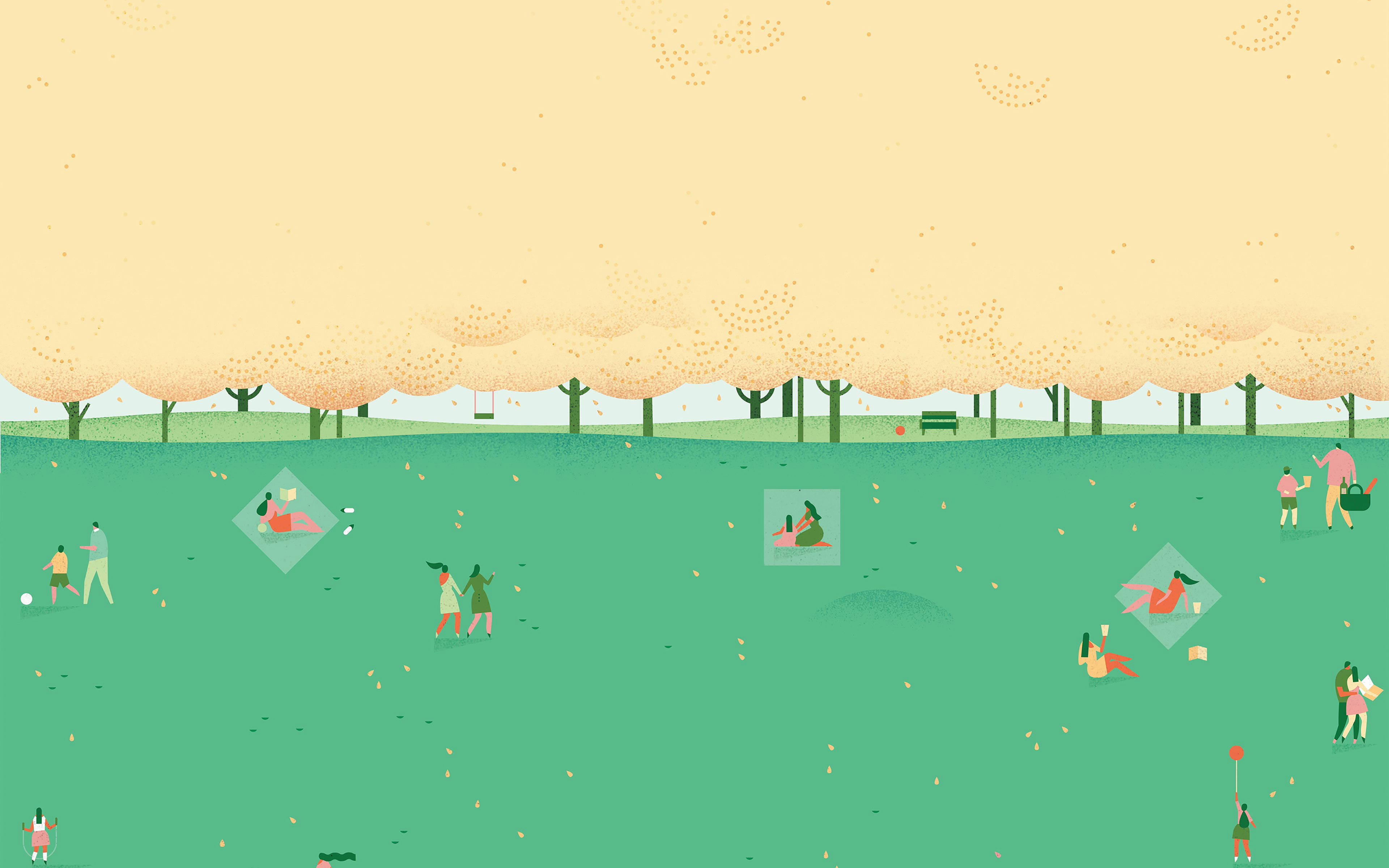 copy space, backgrounds, multi colored, art, april, close-up, sky, no people, yellow, picnic, 4K, built structure, wall - building feature, sea, celebration, HD Wallpaper