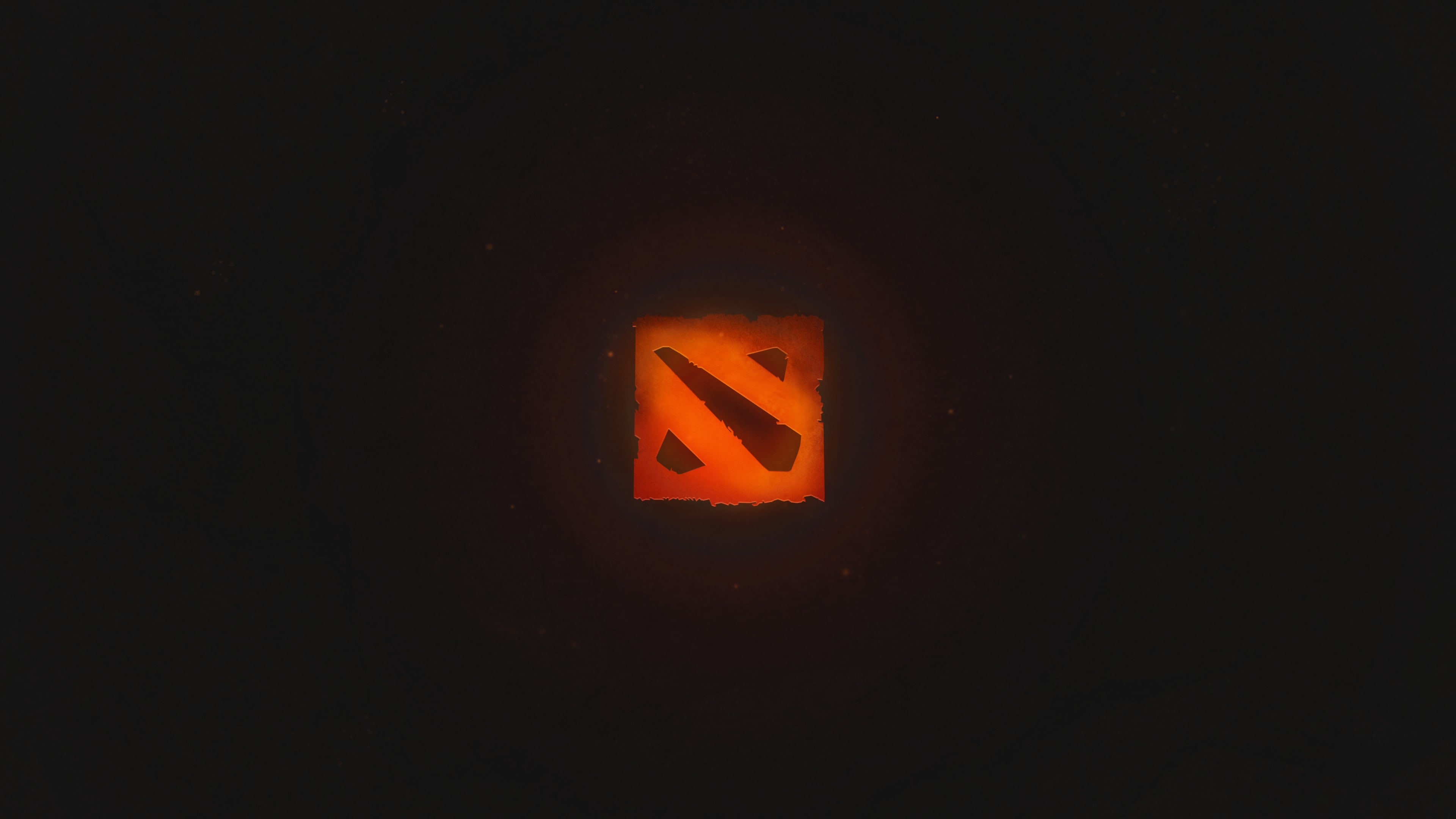 night, communication, electricity, indoors, sign, nature, 4K, red, illuminated, glowing, guidance, dota 2 logo dota gamecrew, orange color, transportation, HD Wallpaper