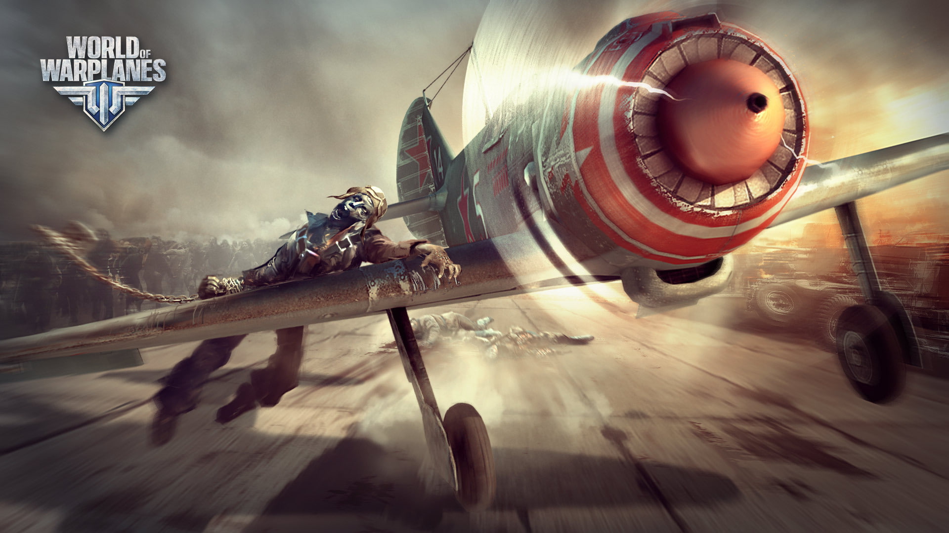 World Of Aircraft, WoWP, The plane, Technique, World of Warplanes, Zombies, Wargaming Net, 1080P, HD Wallpaper