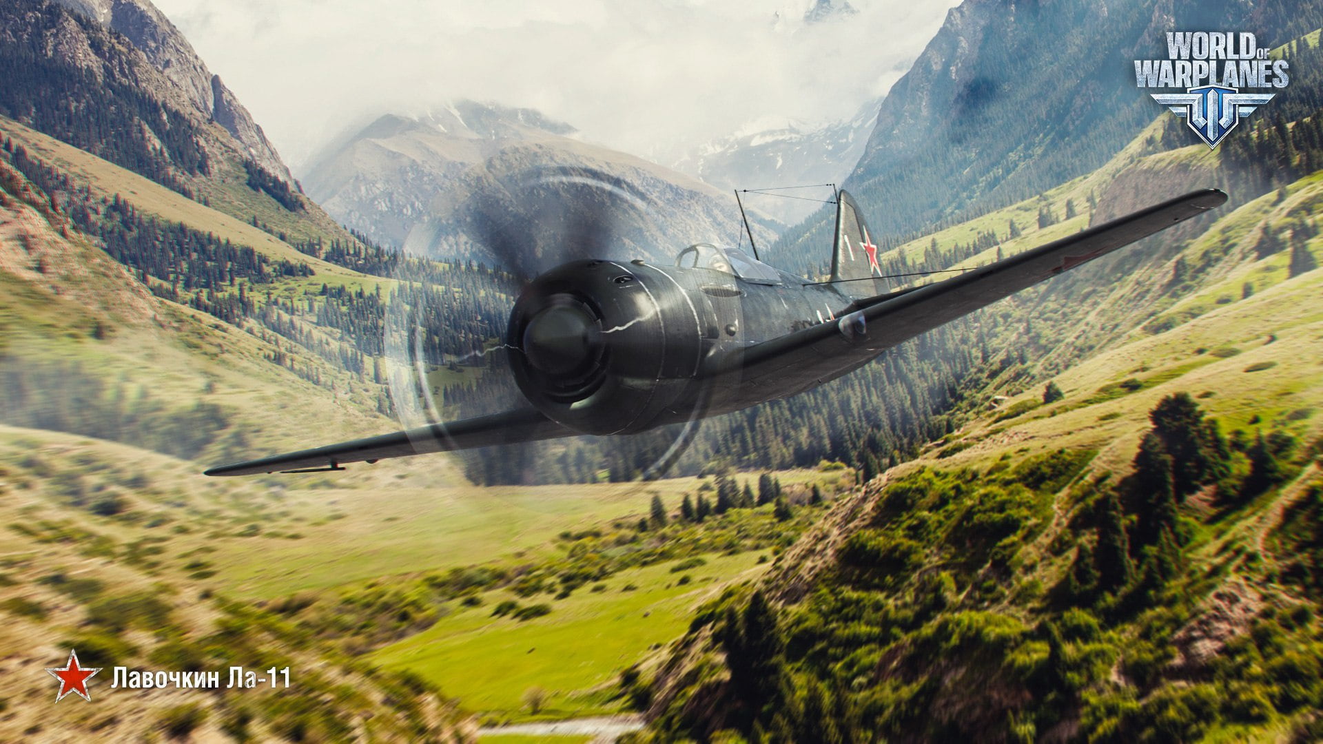 Lavochkin, 1080P, World of Warplanes, La-11, Wargaming, WoWp, HD Wallpaper