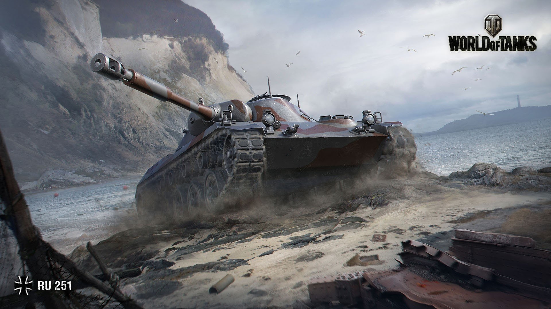 Ru 251, 1080P, World Of Tanks, Spahpanzer Ru 251, HD Wallpaper